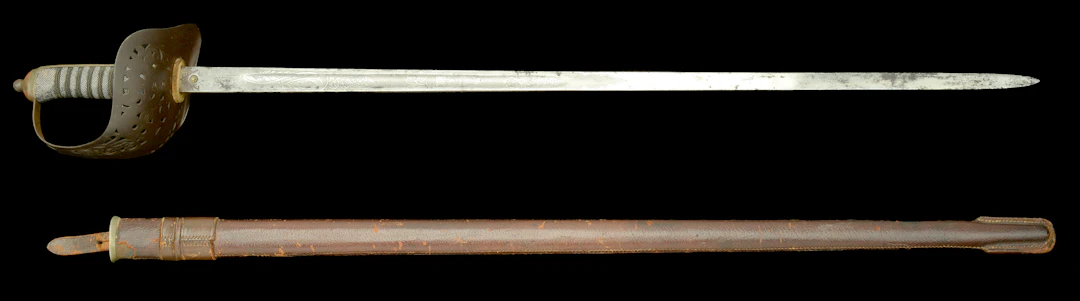 Officer’s Sword. A standard 1897 Officer’s pattern example with an
