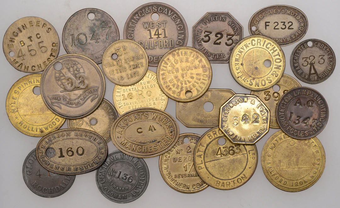 Miscellaneous Tokens and Checks, LANCASHIRE, Ancoats, Ancoats Works
