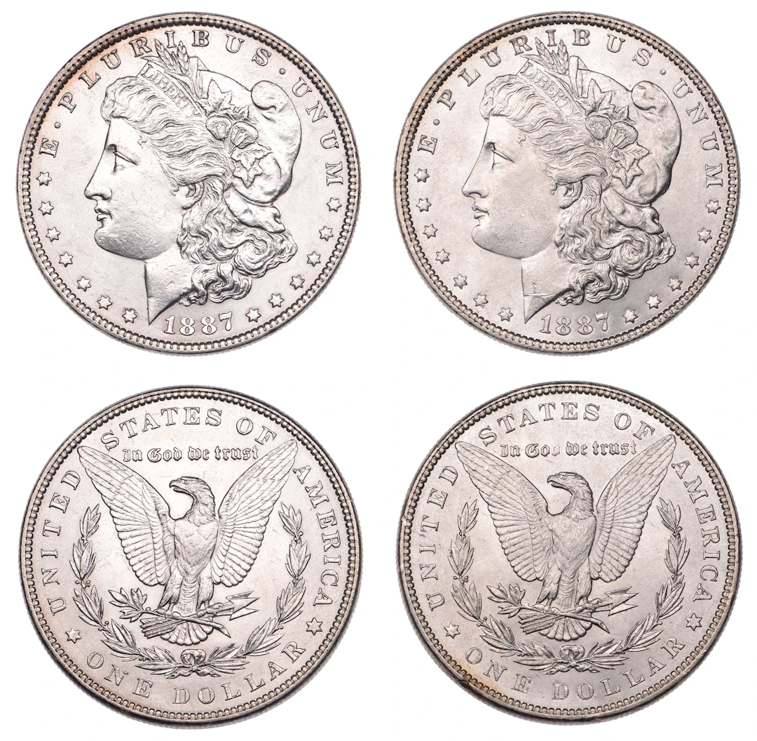 United States of America, Dollars (2), both 1887 [2]. One extremely