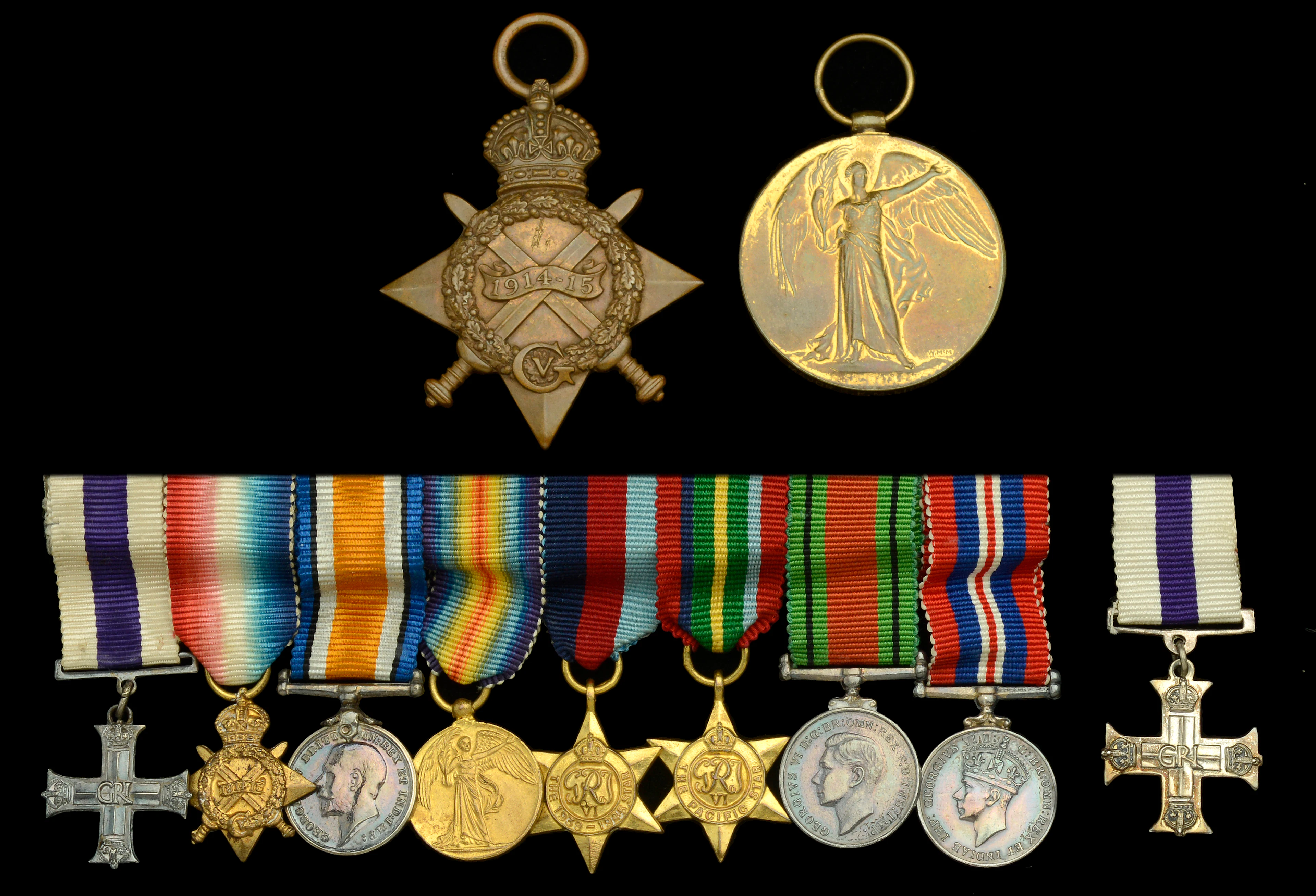 Pair: Major R. K. M. Simpson, M.C., Royal Field Artillery, who was