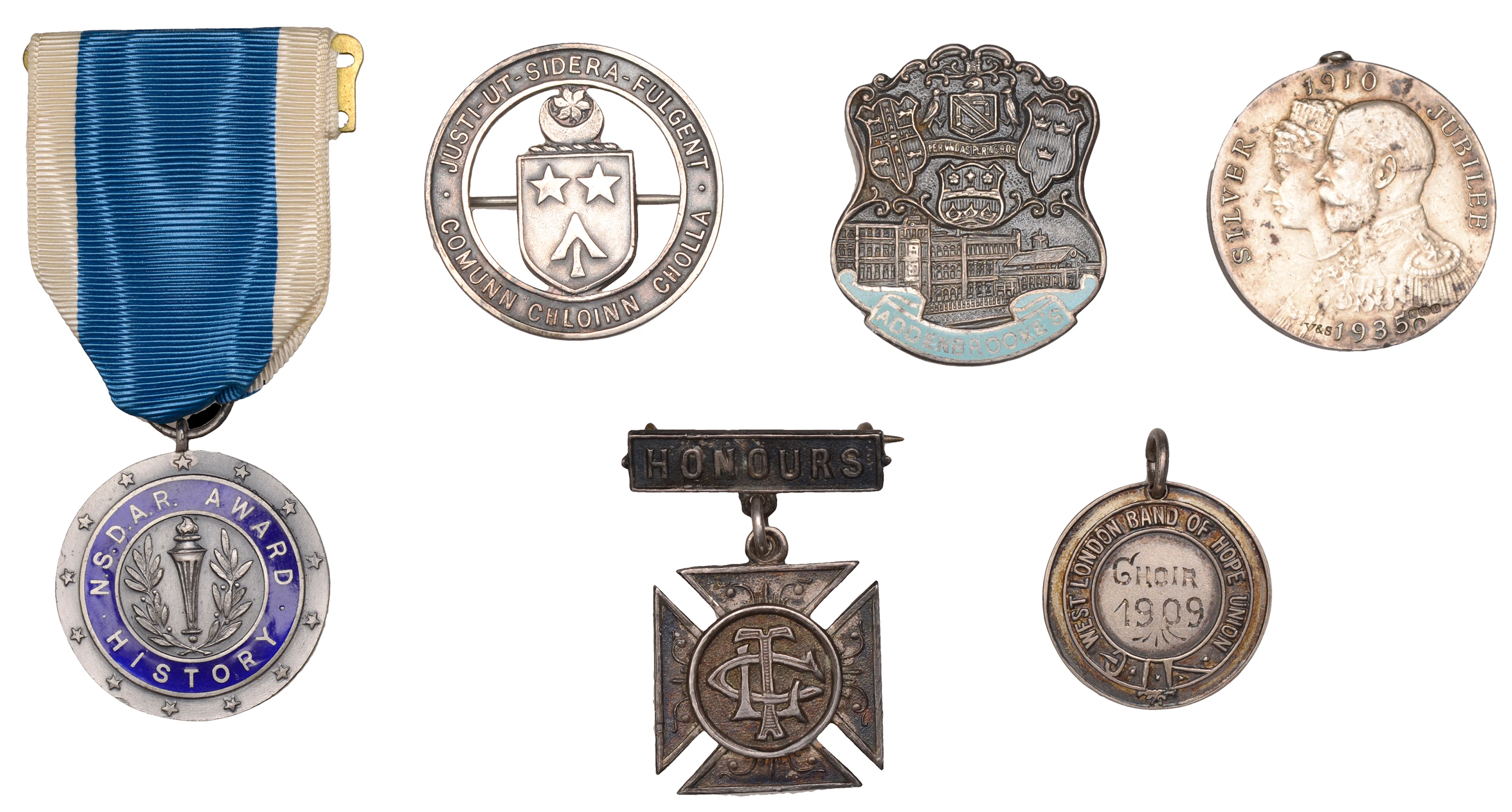 London School of Teachers, c. 1900-10, a silver Hounours Award medal