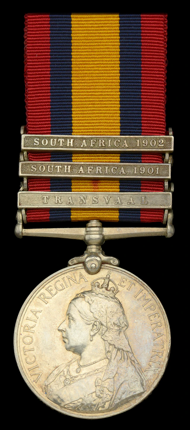 Queen’s South Africa 1899-1902, 3 clasps, Transvaal, South Africa