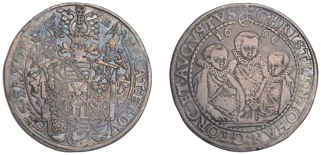 Germany, Saxony, Christian II, Johann Georg I, und August, Thaler