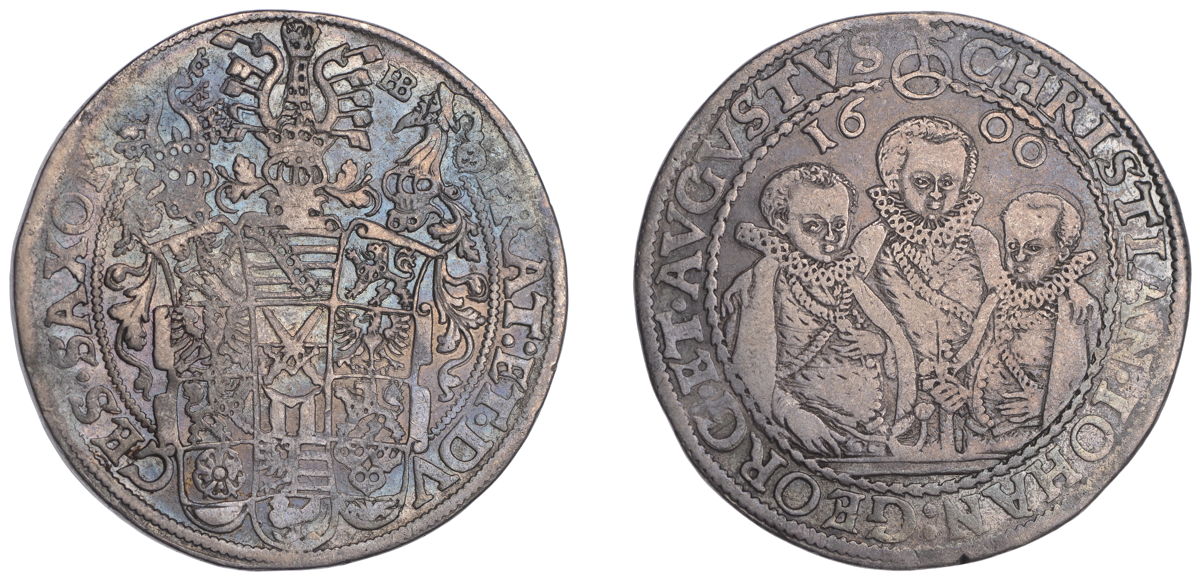 Germany, Saxony, Christian II, Johann Georg I, und August, Thaler