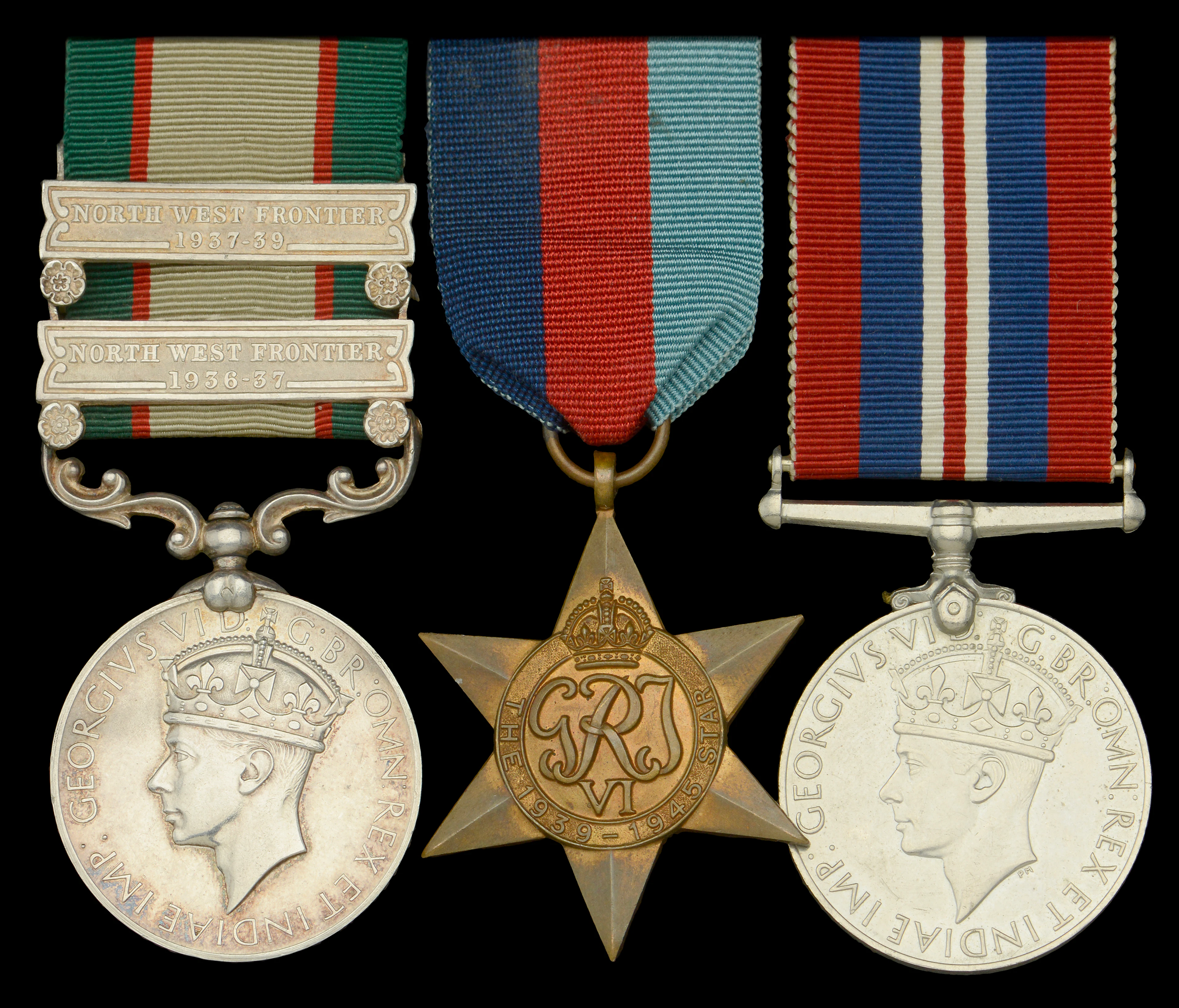 A North-West Frontier casualty’s group of three awarded to Captain