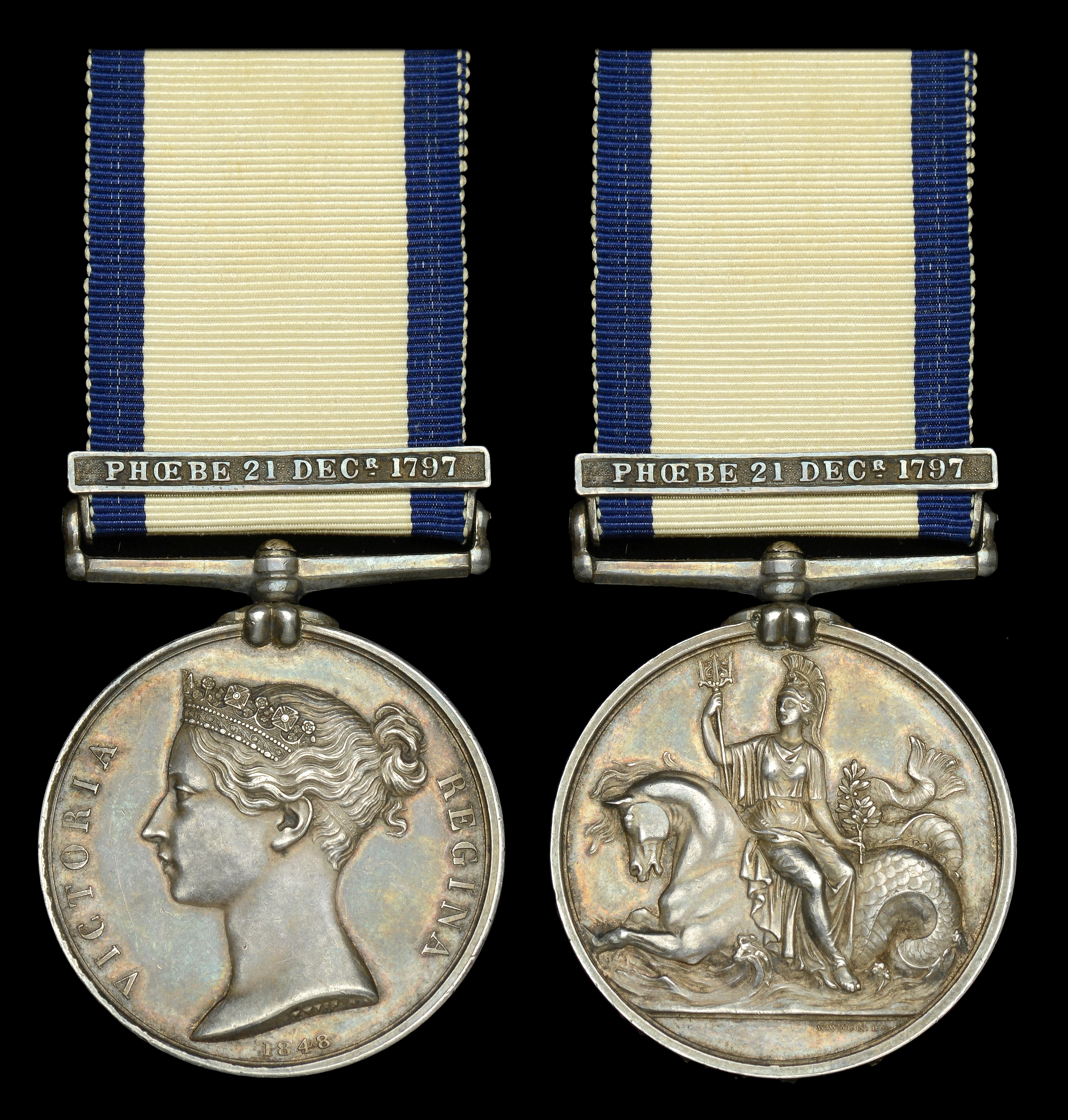 The extremely rare Naval General Service Medal awarded to John Joyce