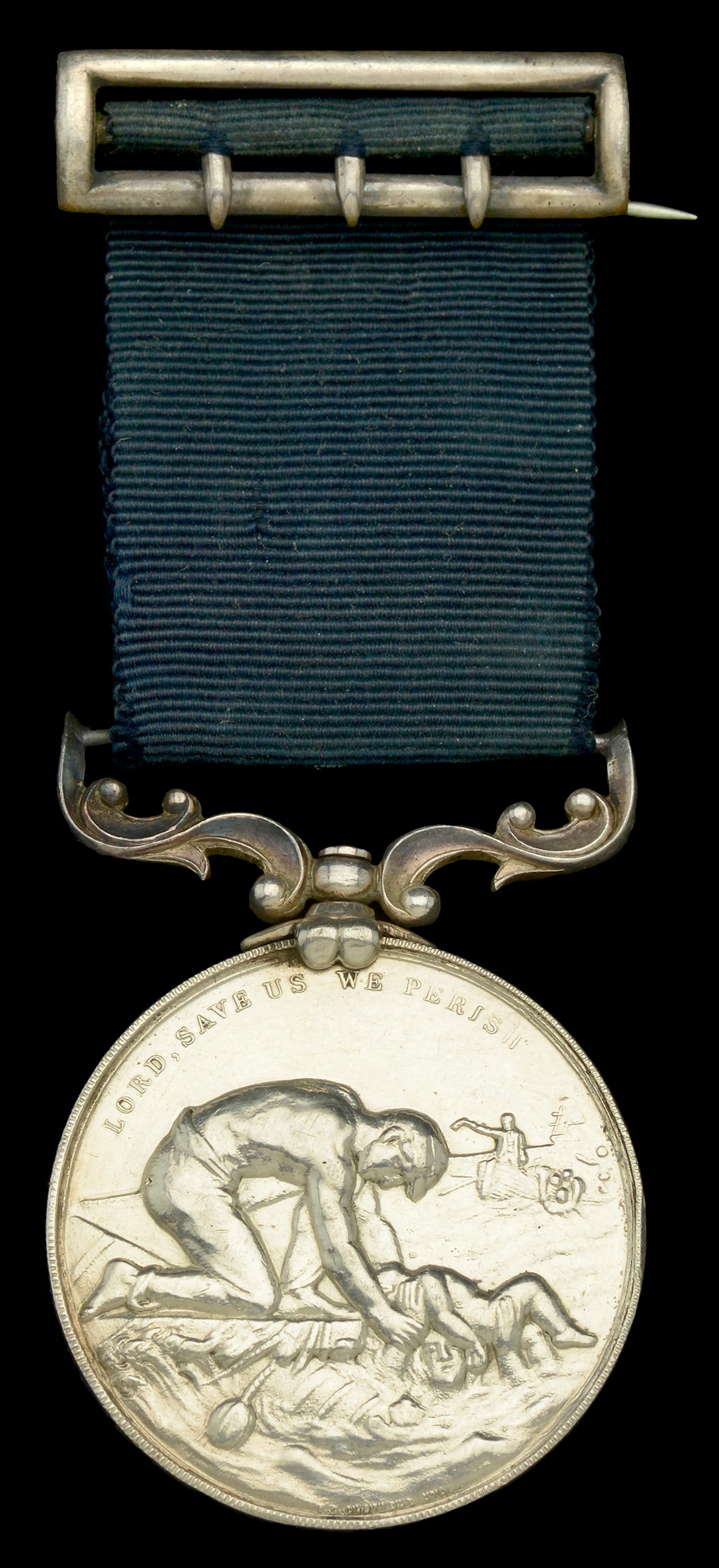 Liverpool Shipwreck and Humane Society, Marine Medal, 3rd type, silver