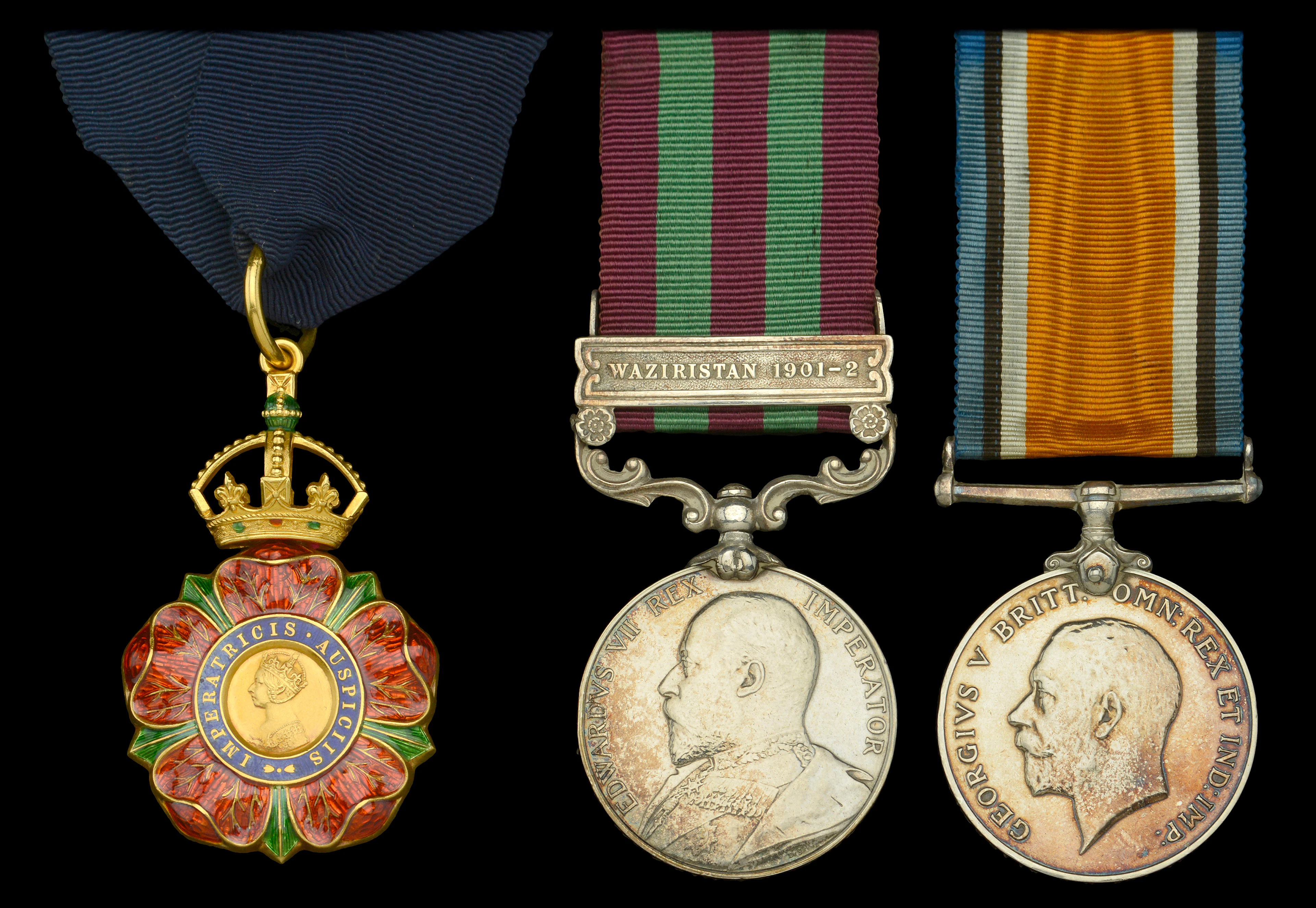 An Inter-war C.I.E. group of three awarded to Major-General C. H.