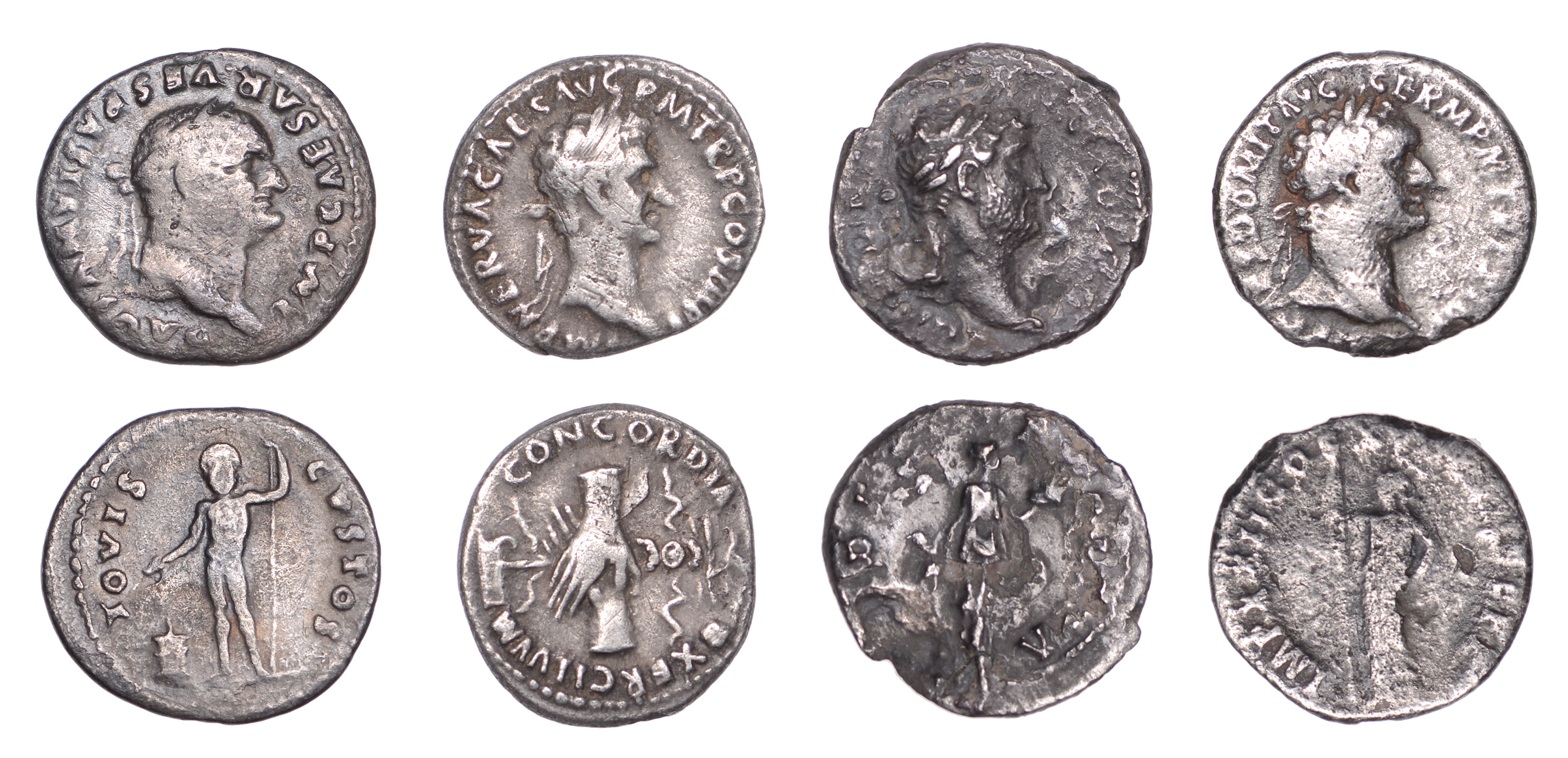 Nerva (96-98), Denarius, 97, laureate head right, rev. clasped hands