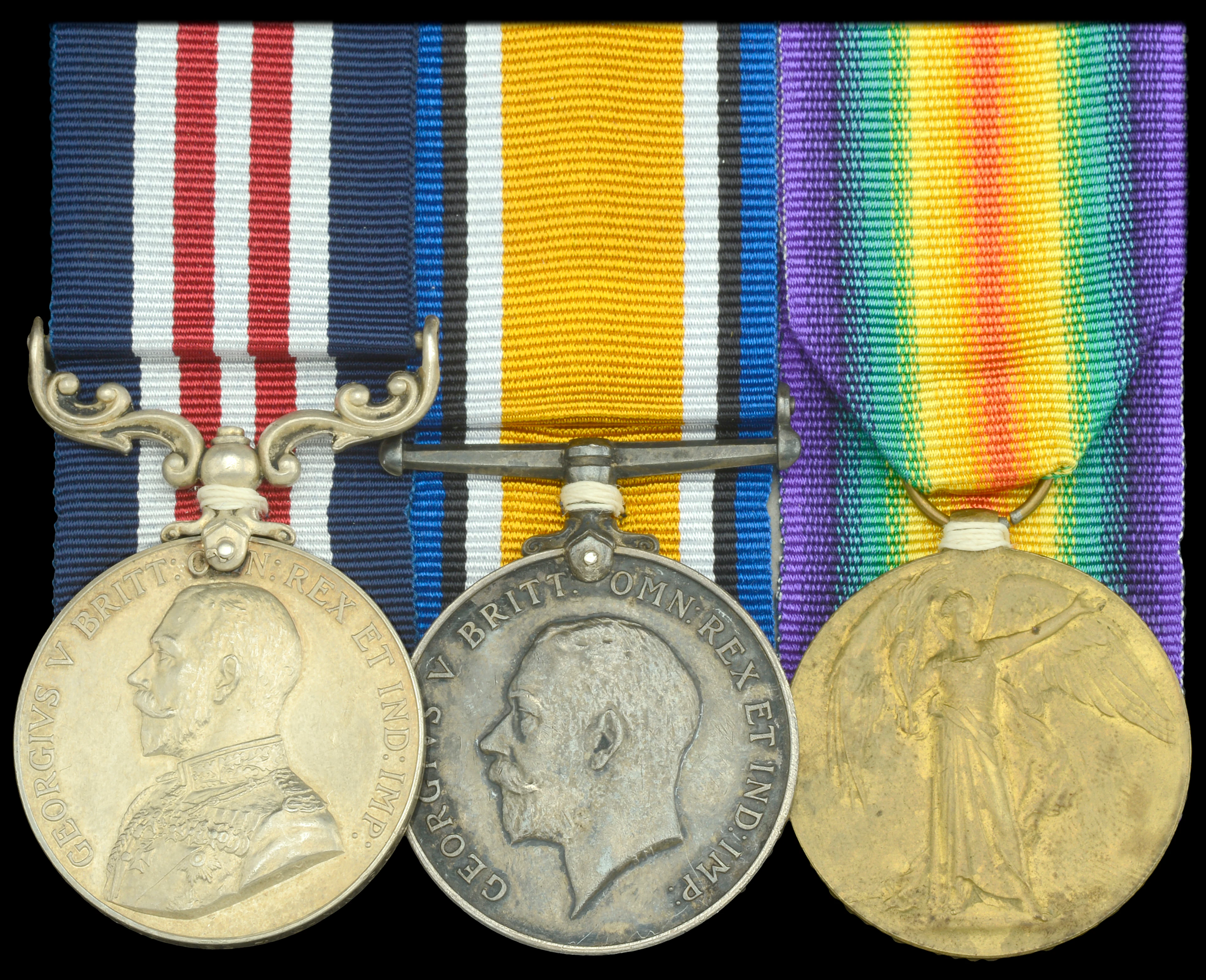 A Great War ‘Western Front’ M.M. group of three awarded to Sergeant