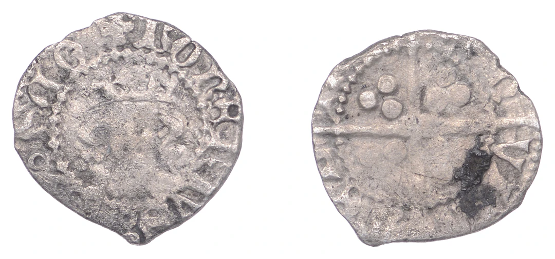 Scotland, Robert III, Base coinage, Second issue, Halfpenny, Edinburgh