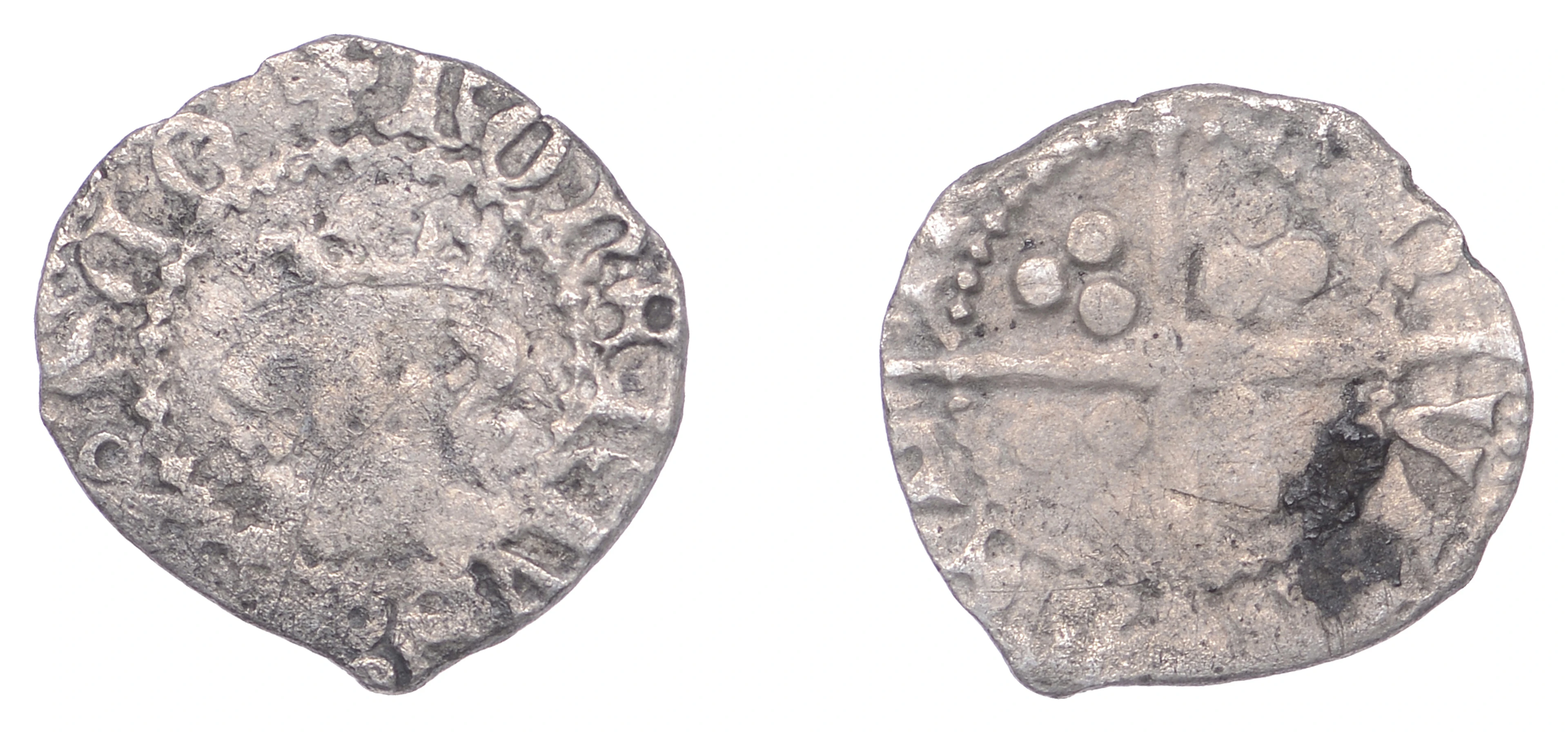 Scotland, Robert III, Base coinage, Second issue, Halfpenny, Edinburgh