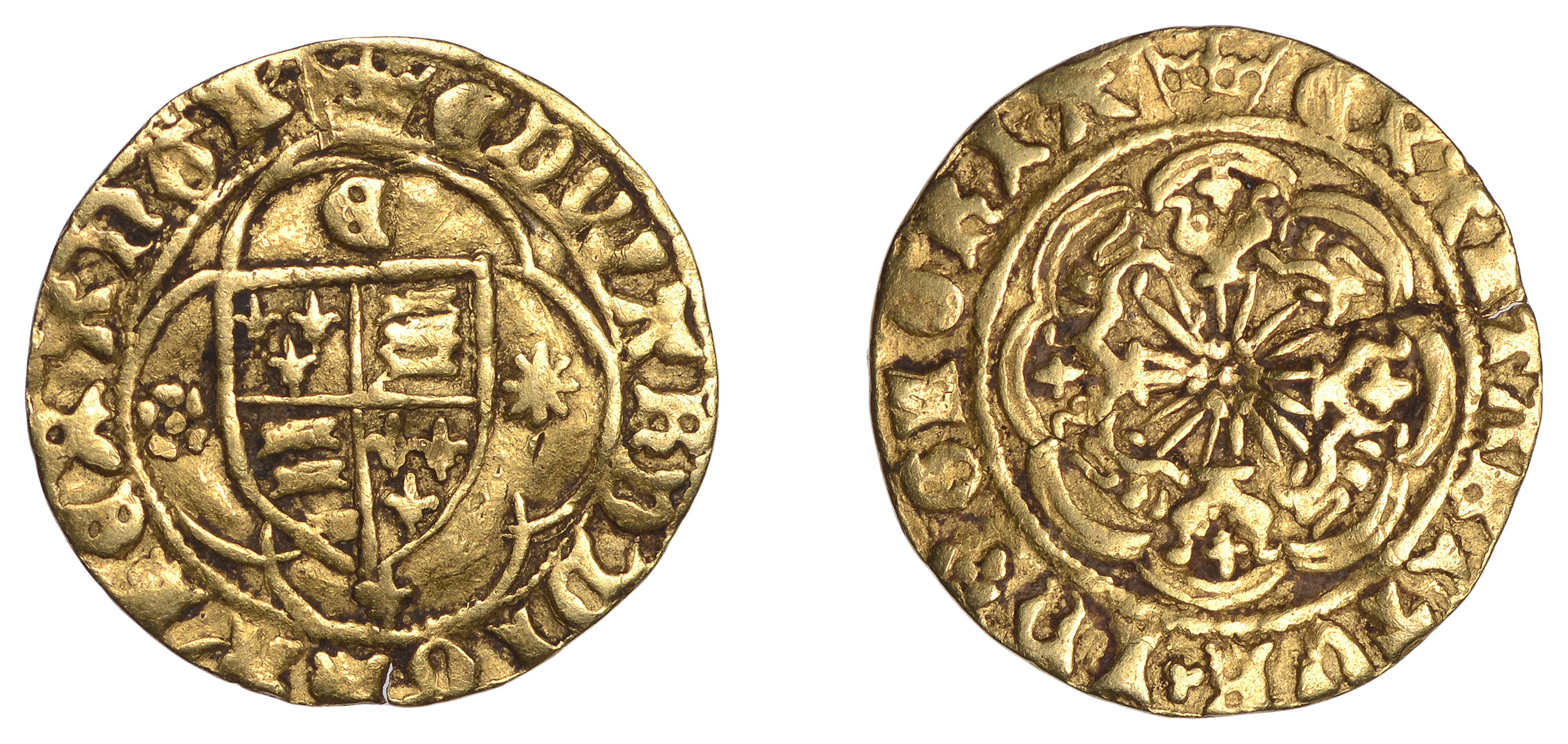 Edward IV (First reign, 1461-1470), Light Coinage, Quarter-Ryal, type