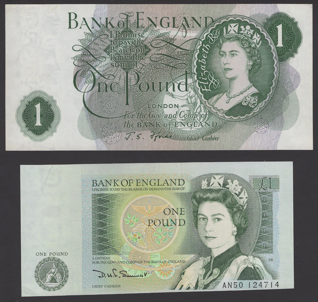 ERROR: Bank of England, John S. Fforde, £1, 15 February 1967, no serial