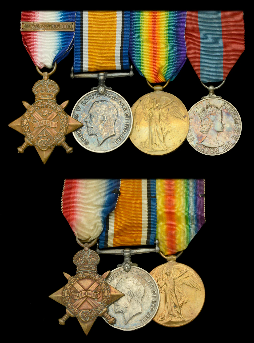 Family Group: Four: Private B. O. Ingram, Wiltshire Regiment 1914