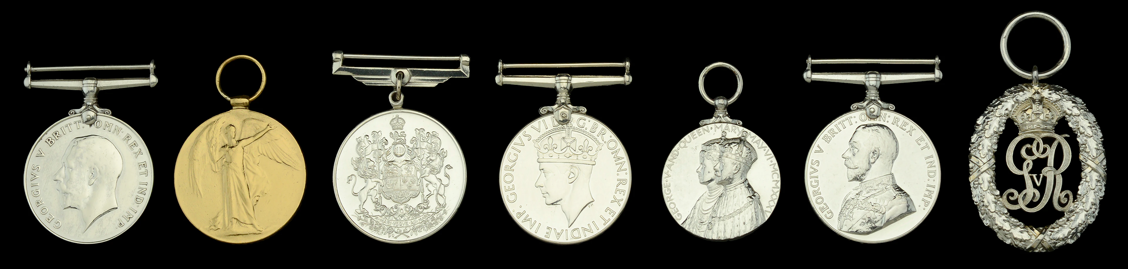 Seven: Major E. C. Banks, Winnipeg Light Infantry British War Medal