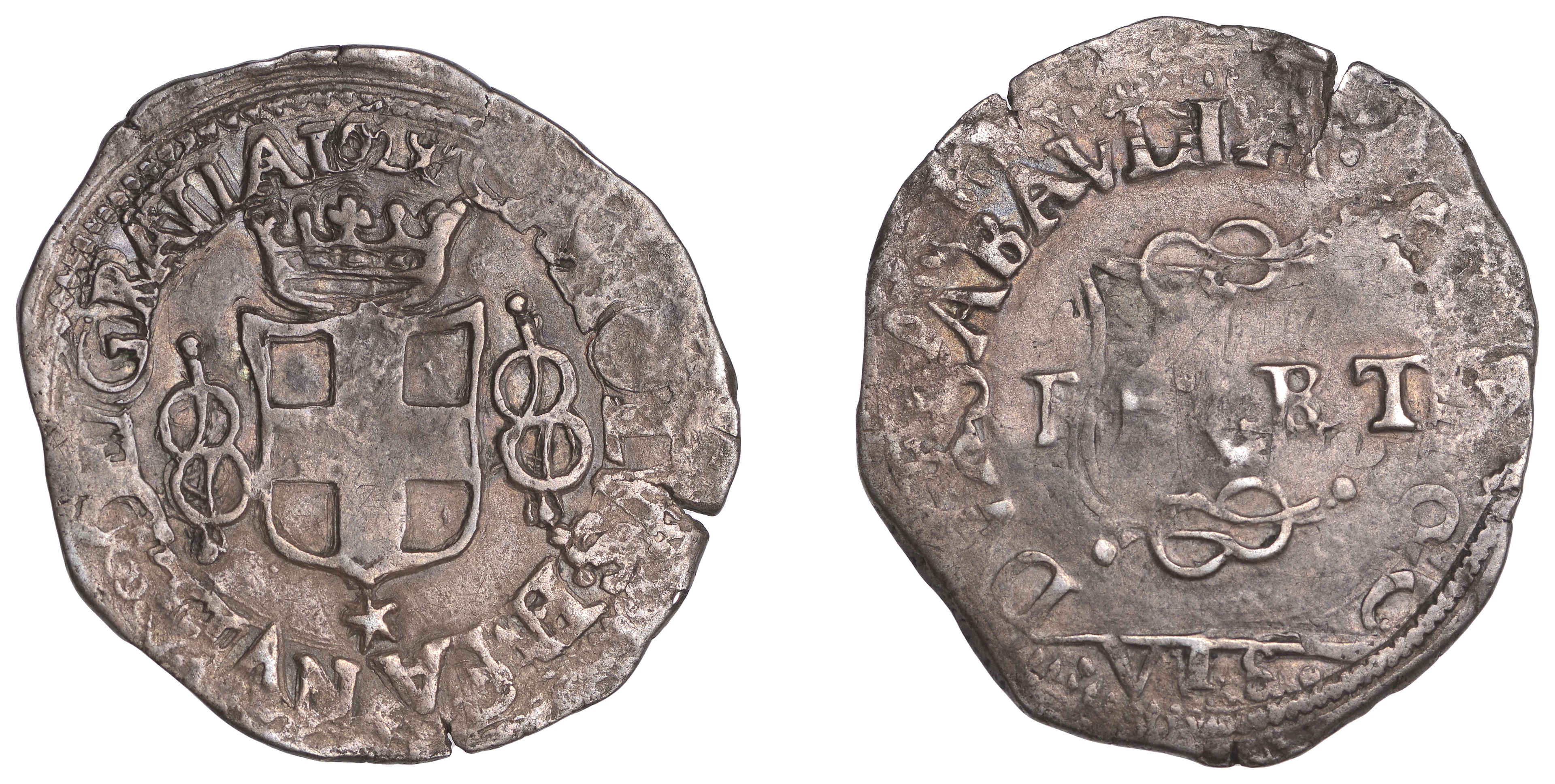 Italy, SAVOY, Carlo Emanuele I, 6 Soldi, 1629, Chambery, 6.02g/7h