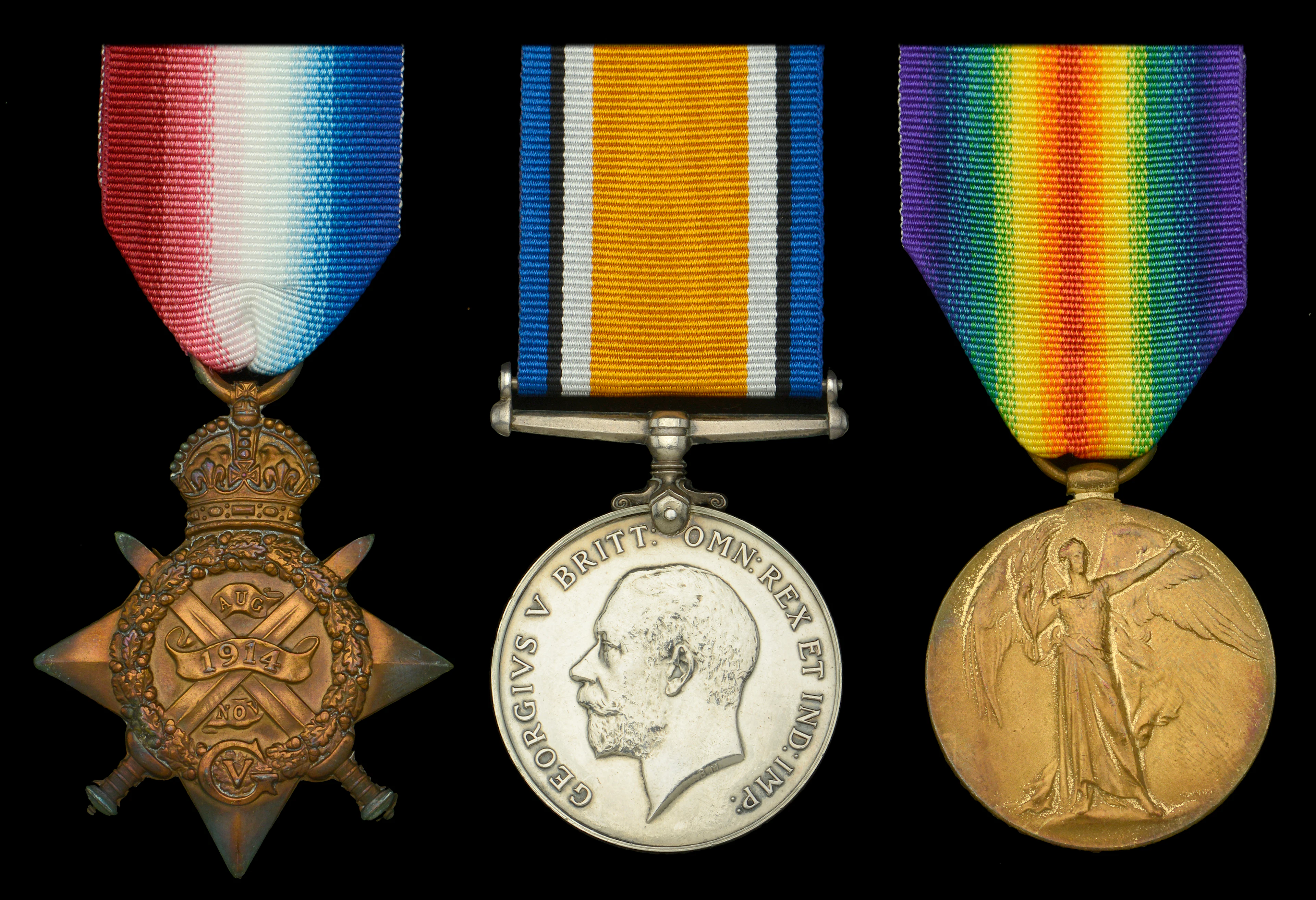 Three: Private R. Haley, Seaforth Highlanders 1914 Star (7605 Pte.