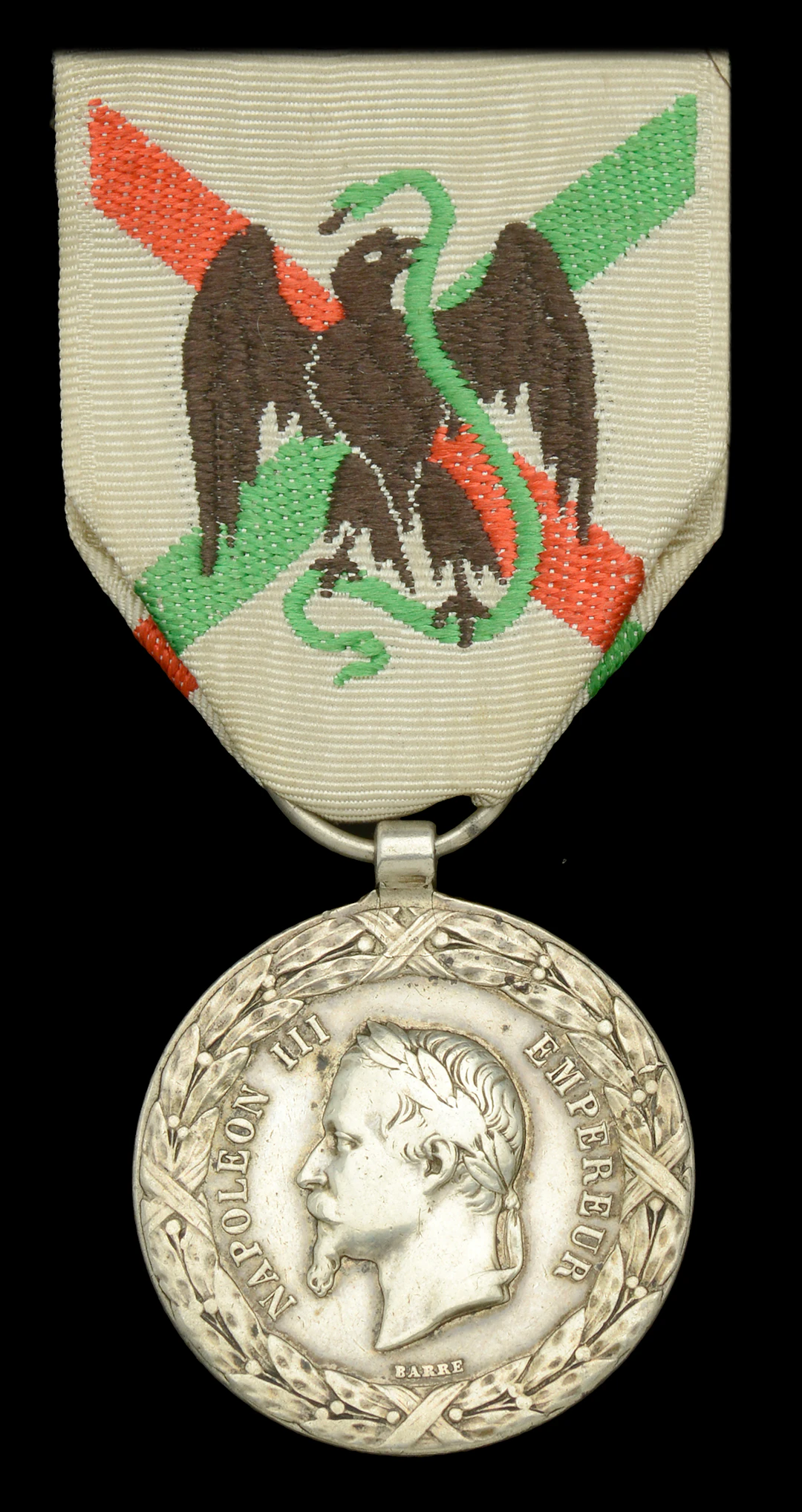 France, Second Empire, Mexico Expedition Medal 1862-63, by Barre