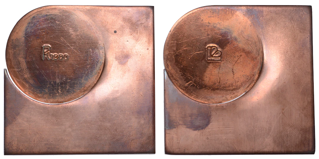 NETHERLANDS, Vierkant met cirkel in hoek [Square with a Circle in
