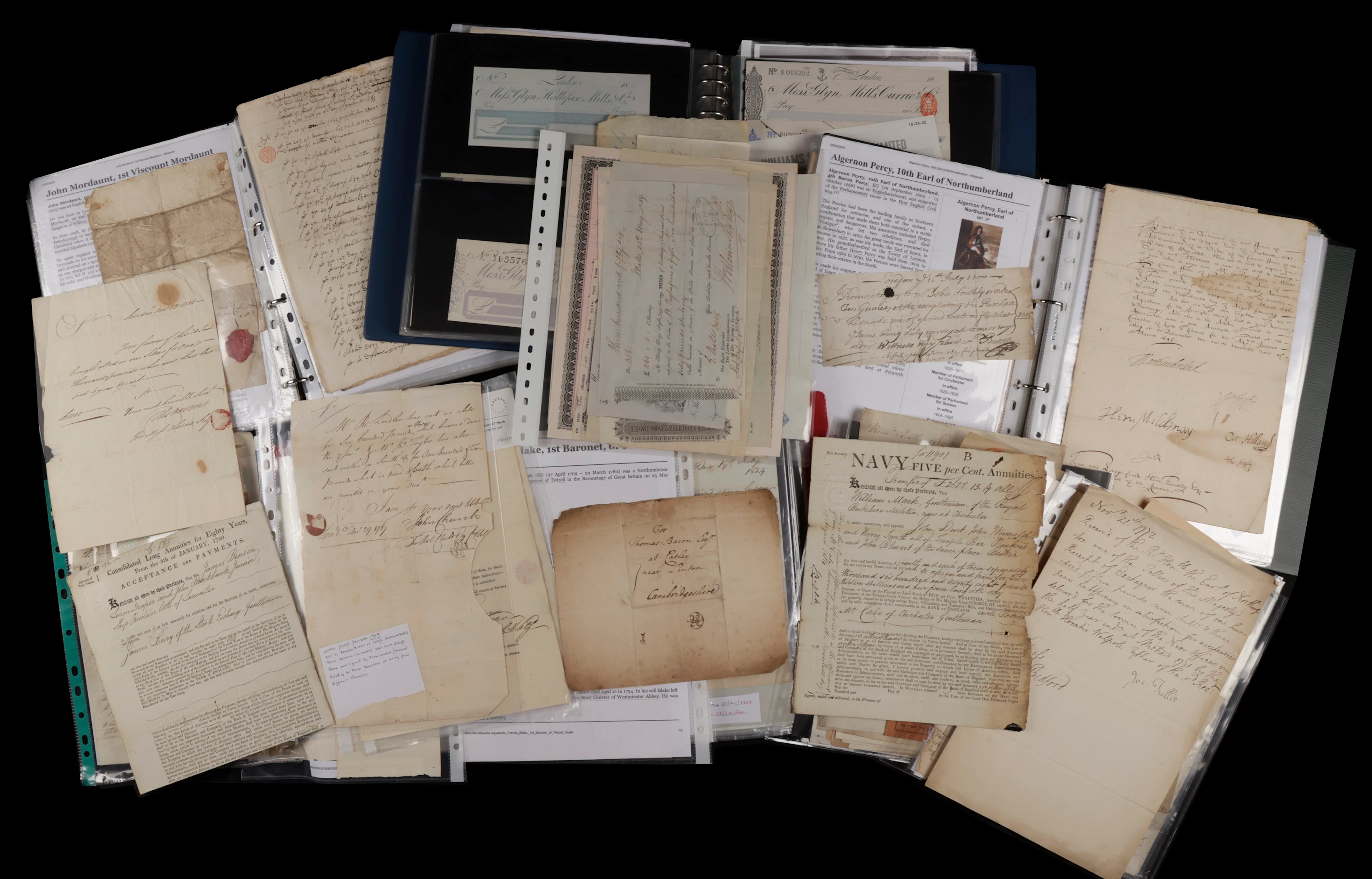 A Huge Group of Financial Ephemera, totalling at least 500 pieces