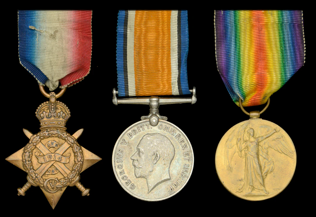 Three: Private C. Bodenham, Rifle Brigade 1914 Star (8096 Pte. C.