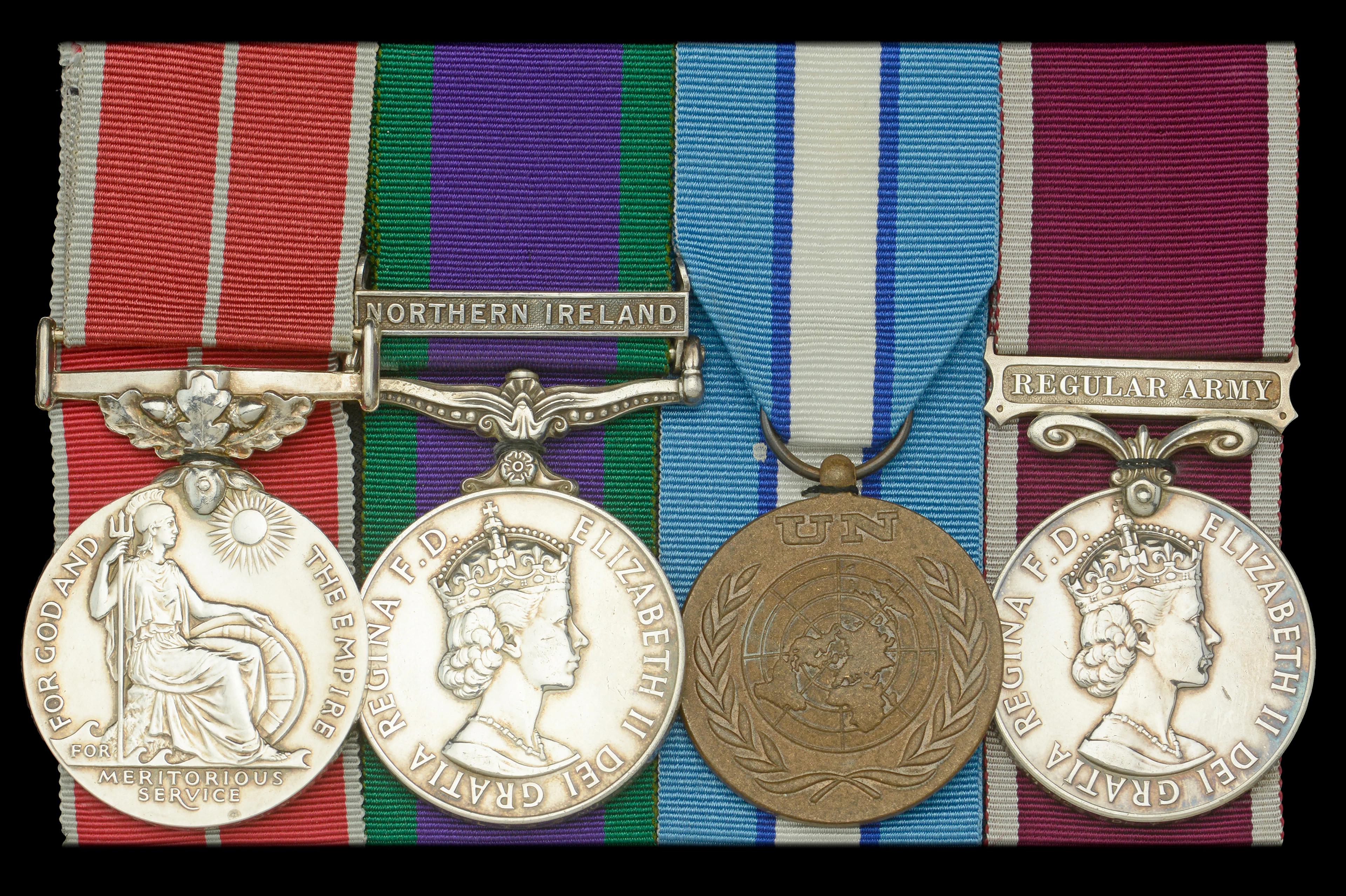 A post-war B.E.M. group of four awarded to Sergeant T. P. C. Murray