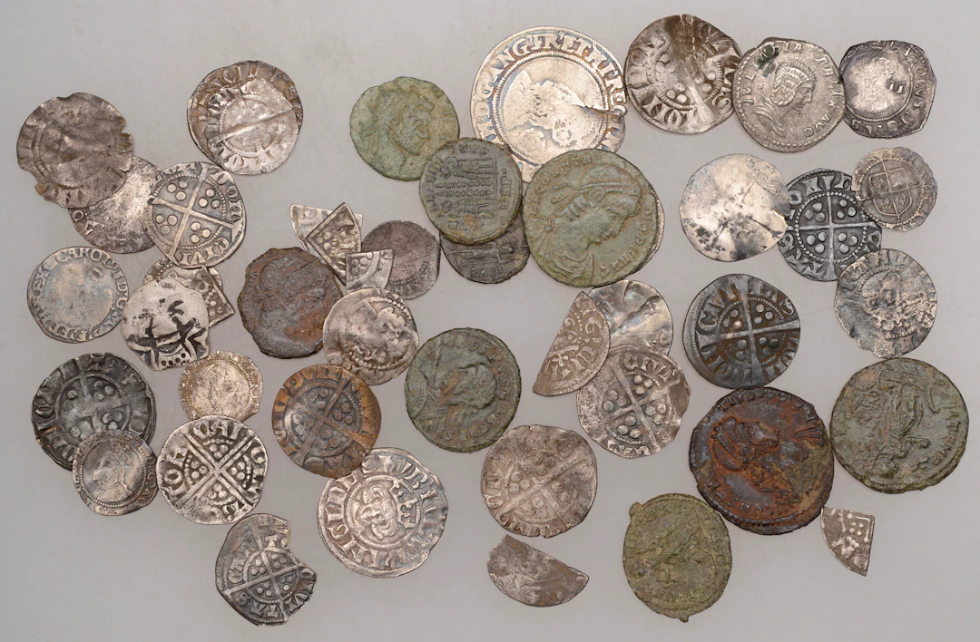 Miscellaneous hammered silver coins (36) and Roman coins (10), various