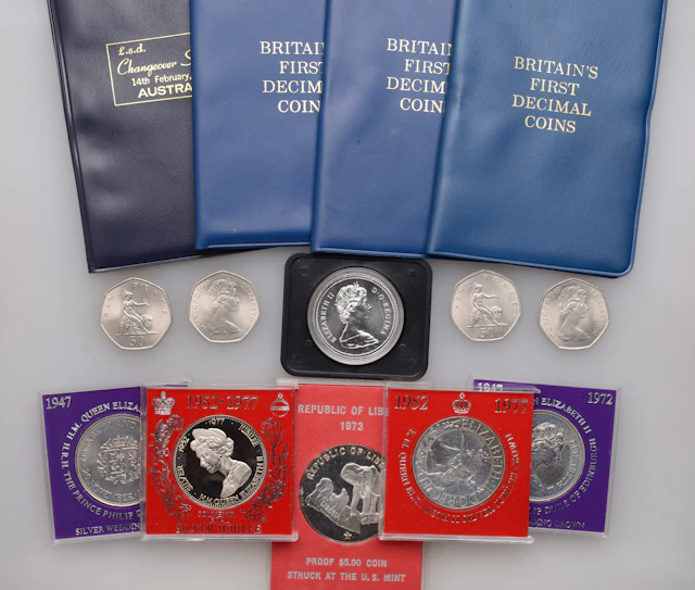 Miscellaneous, AUSTRALIA, Elizabeth II, Partial Mint Set (7), 1963