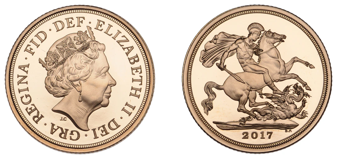 Elizabeth II (1952-2022), Decimal issues, Proof Sovereign, 2017, Platinum