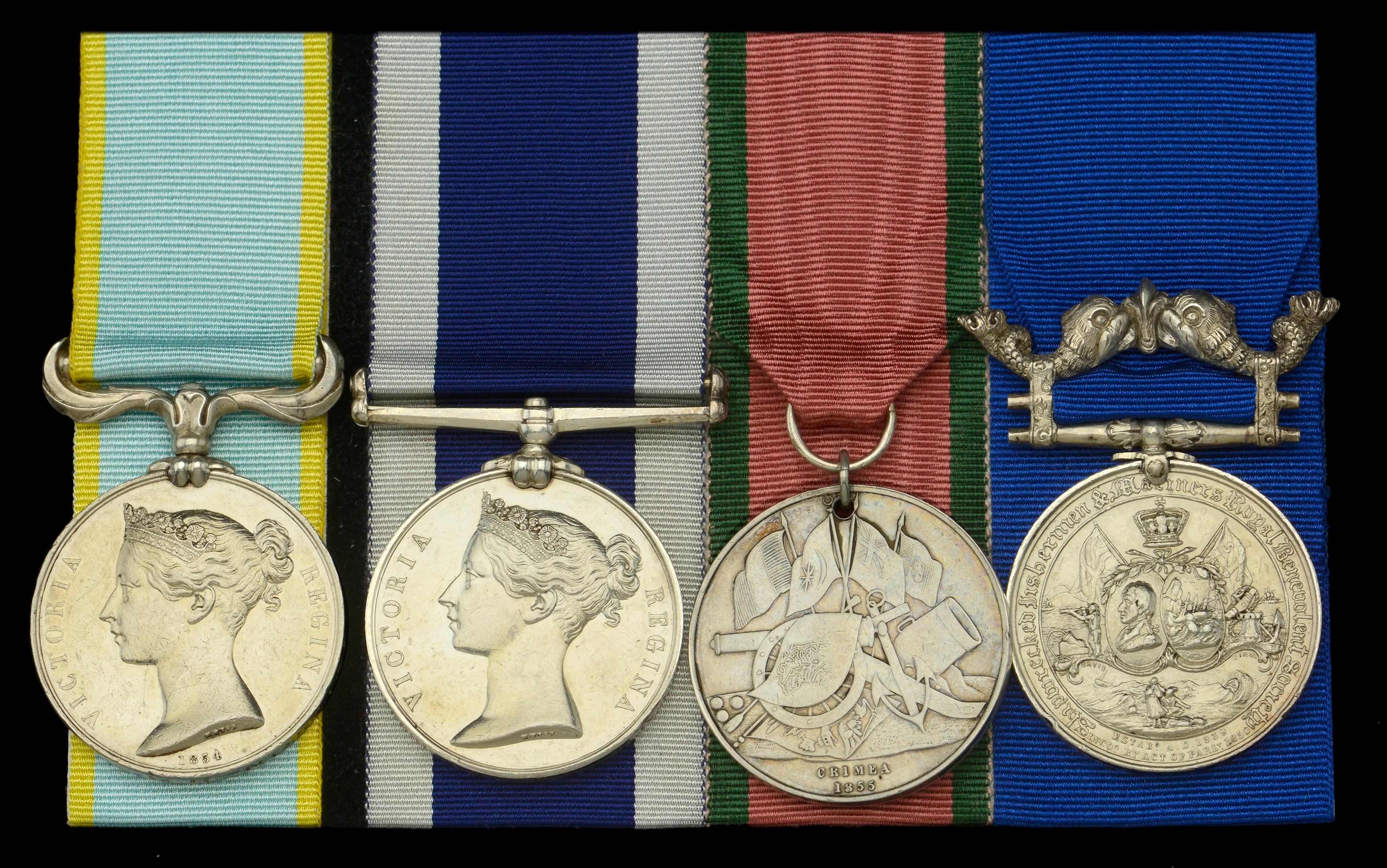 Four: Captain of the Forecastle T. Shilson, Royal Navy, who was decorated