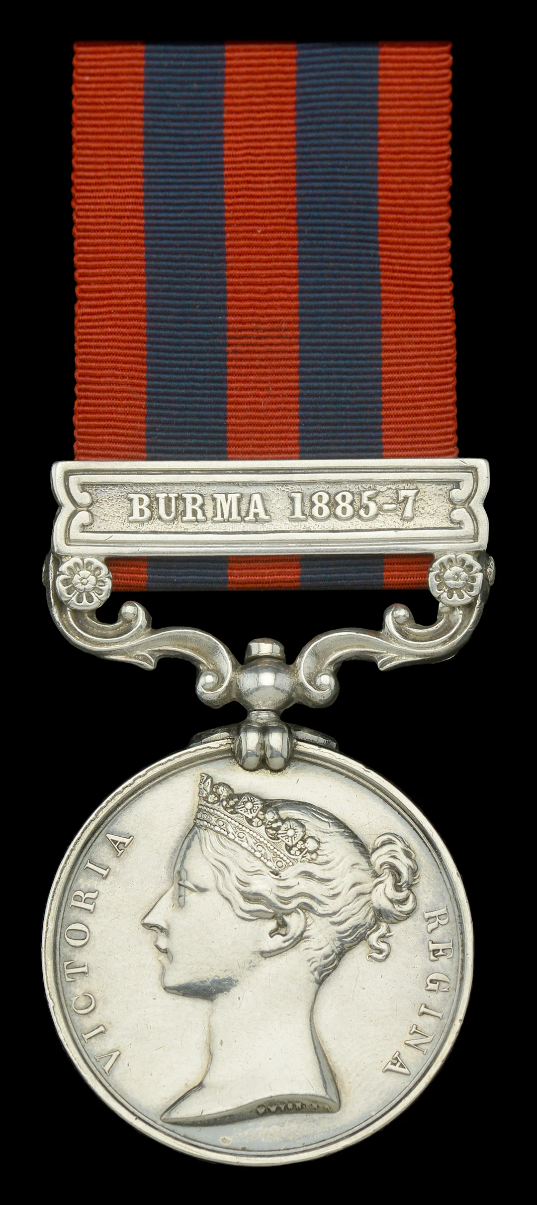 India General Service 1854-95, 1 clasp, Burma 1885-7 (439 Pte. G.