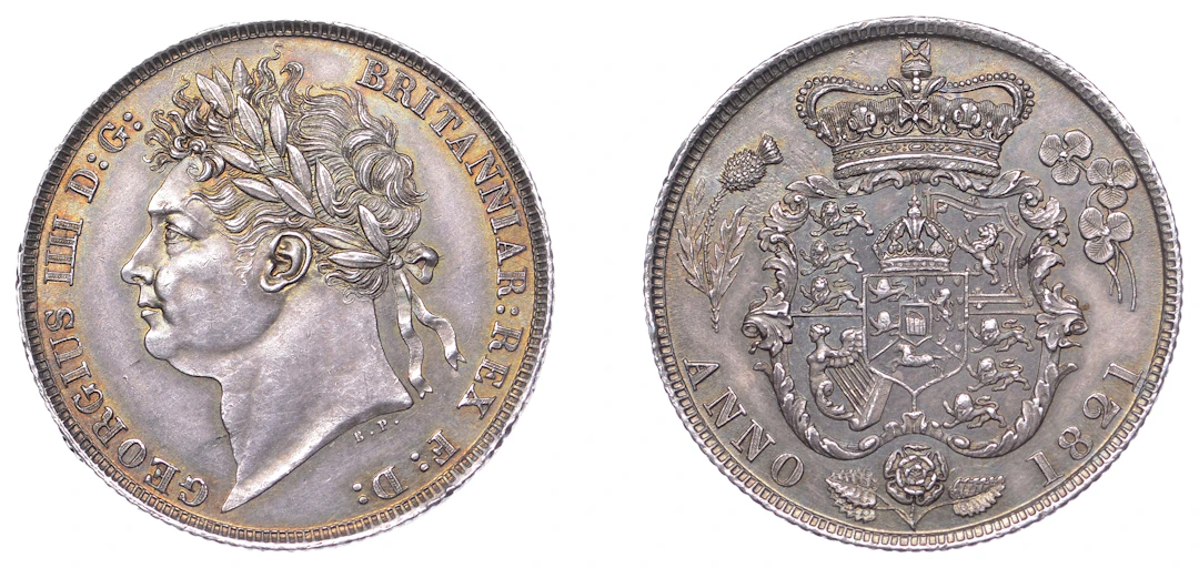 George IV (1820-1830), Shilling, 1821 (ESC 2396; S 3810). Extremely