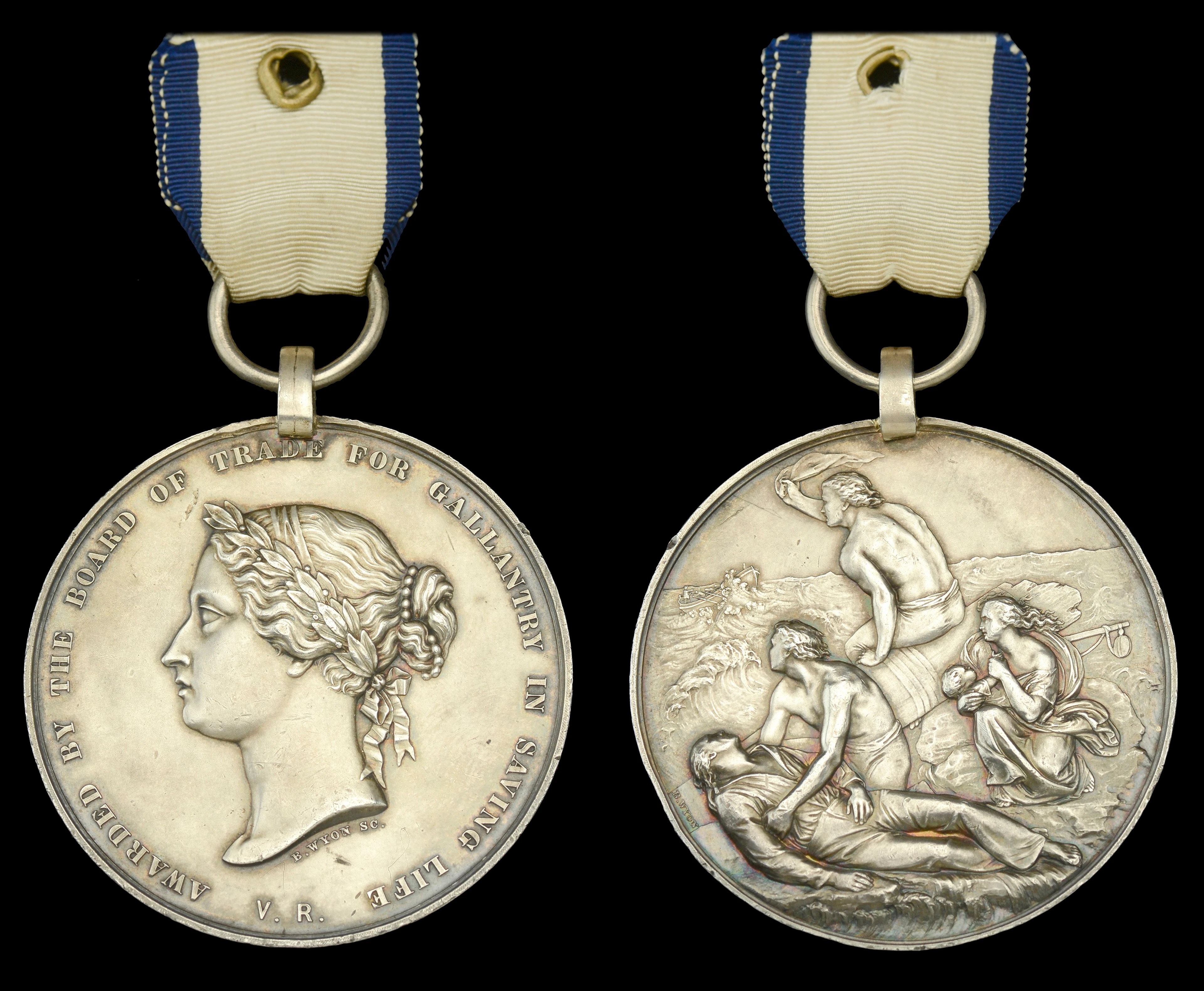 Board of Trade Medal for Gallantry in Saving Life at Sea, V.R., large