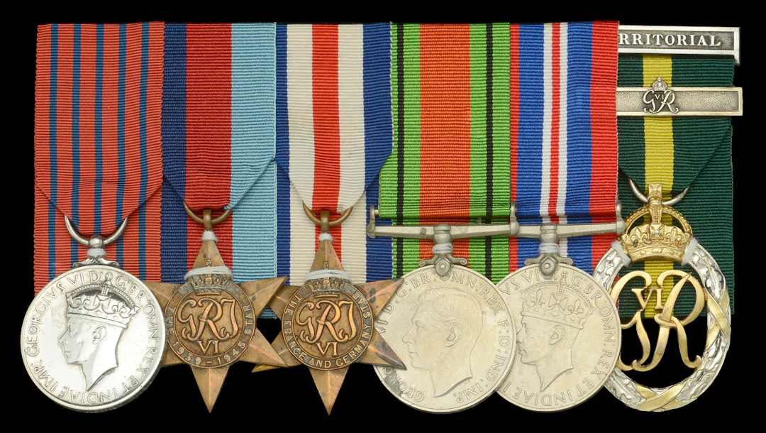 A fine Second War ‘Birmingham Blitz’ bomb disposal G.M. group of six