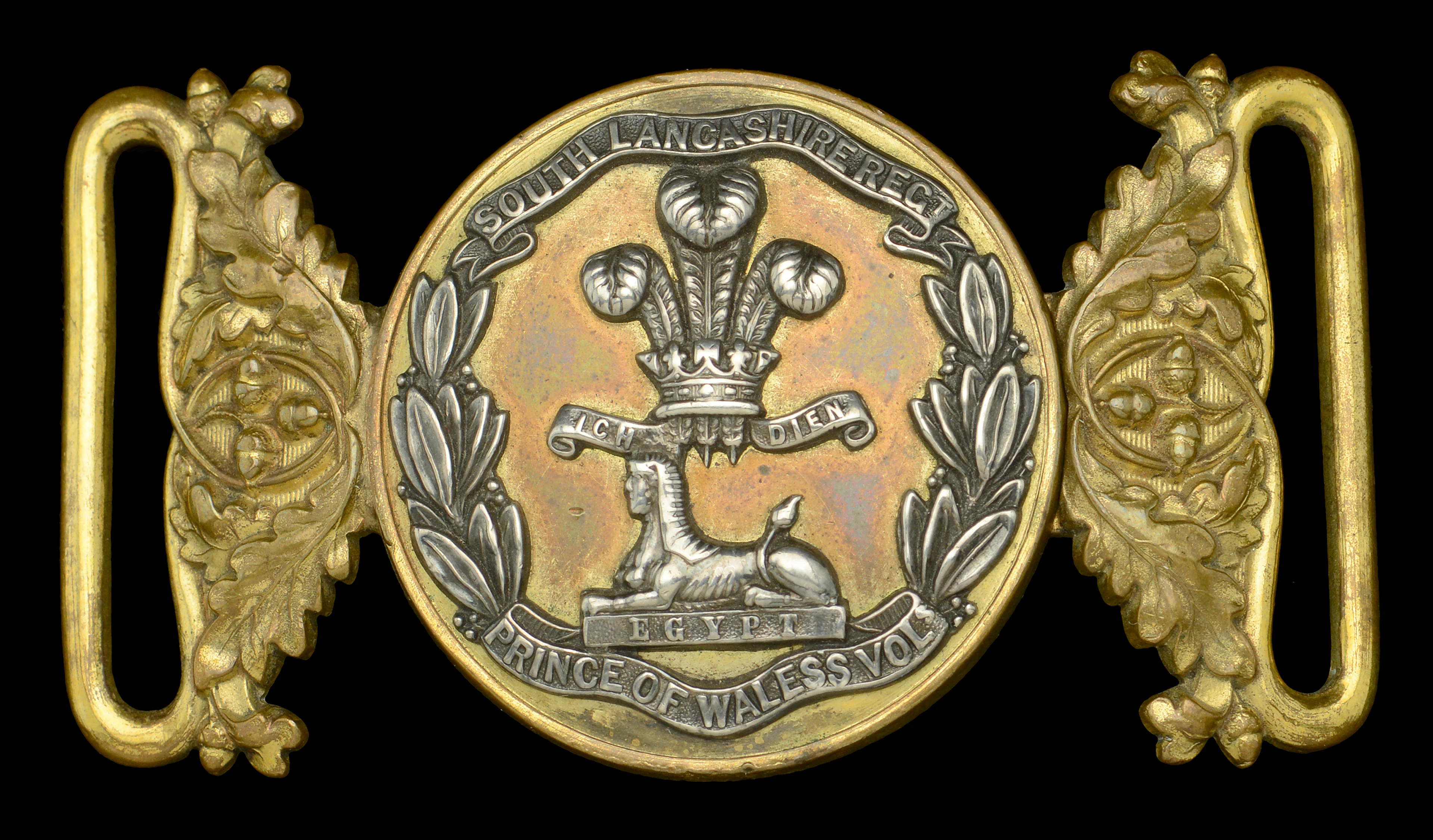 South Lancashire Regiment, Officer’s Waist Belt Clasp. A good and