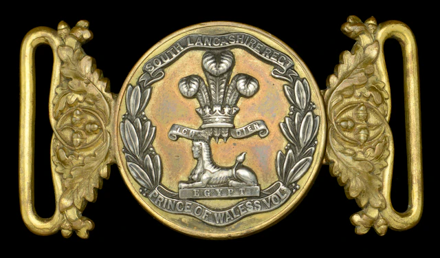 South Lancashire Regiment, Officer’s Waist Belt Clasp. A good and