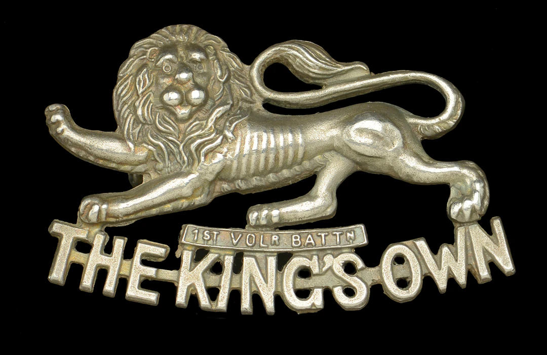 1st Volunteer Battalion, The King’s Own Regiment, Officer’s Cap Badge.