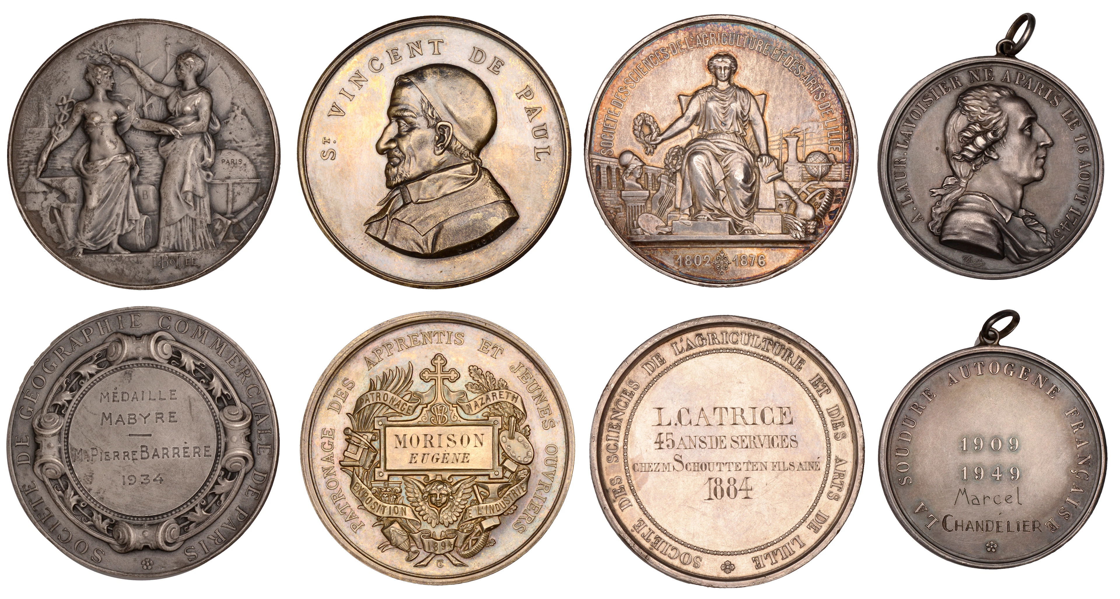 France, Exposition De L'Industrie, 1894, a silver appentices’ award