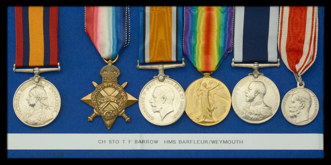 Six: Chief Stoker T. F. Barrow, Royal Navy Queen’s South Africa 1899-1902