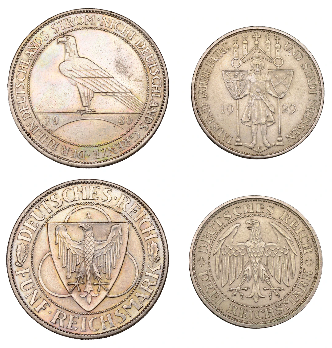 Germany, Weimar Republic, 5 Reichsmark, 1930a, Liberation of the Rhineland