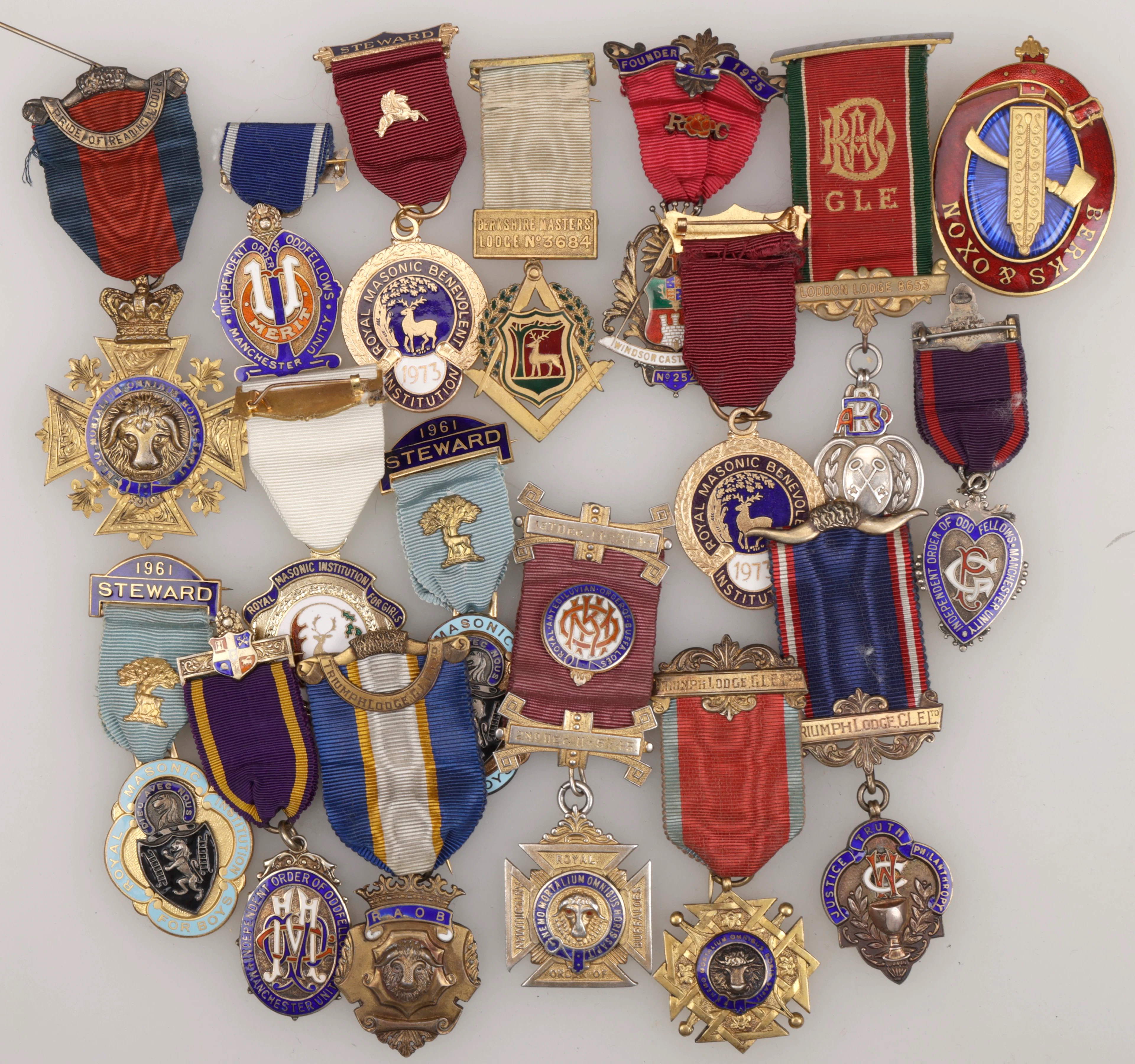 Propaganda Jewel, 1920, a silver and enamel award medal by L. Simpson