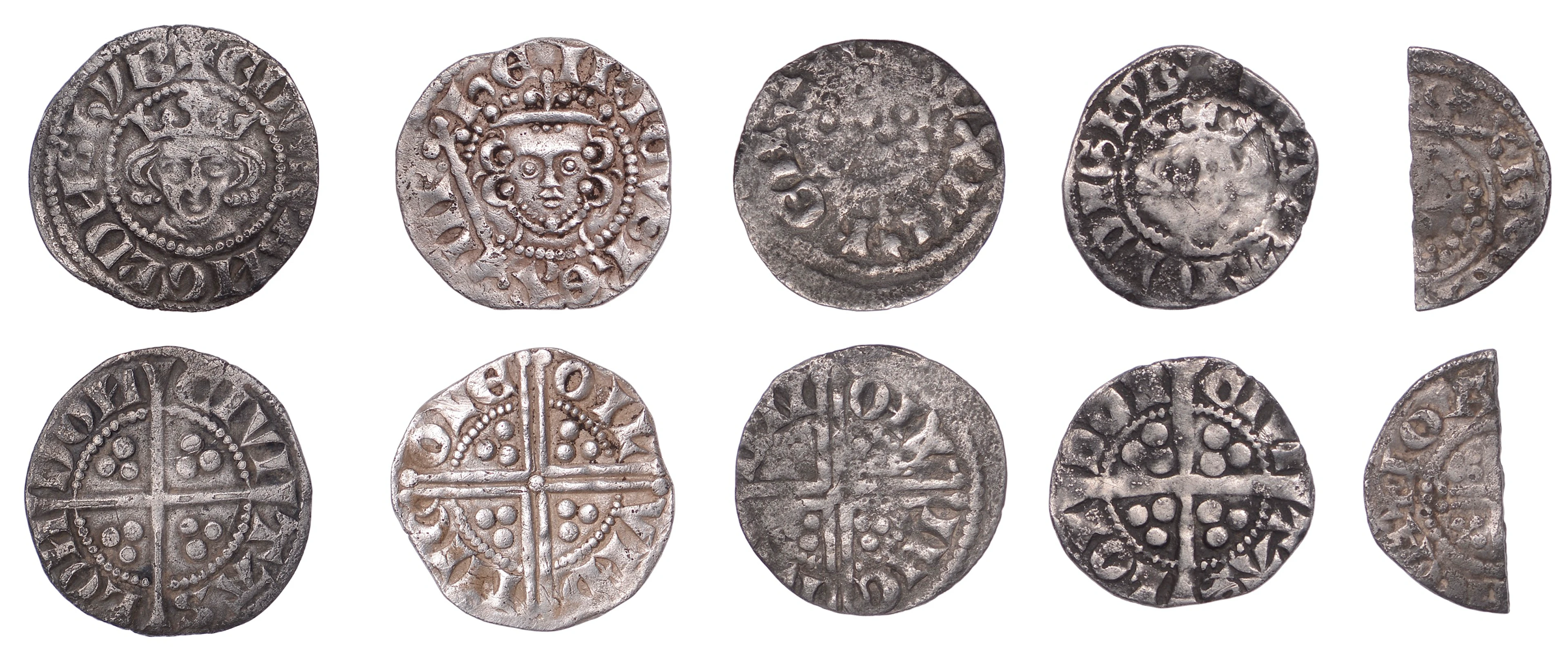 Henry III, Long Cross coinage, Penny, class Vb, London, Nicole, nicole