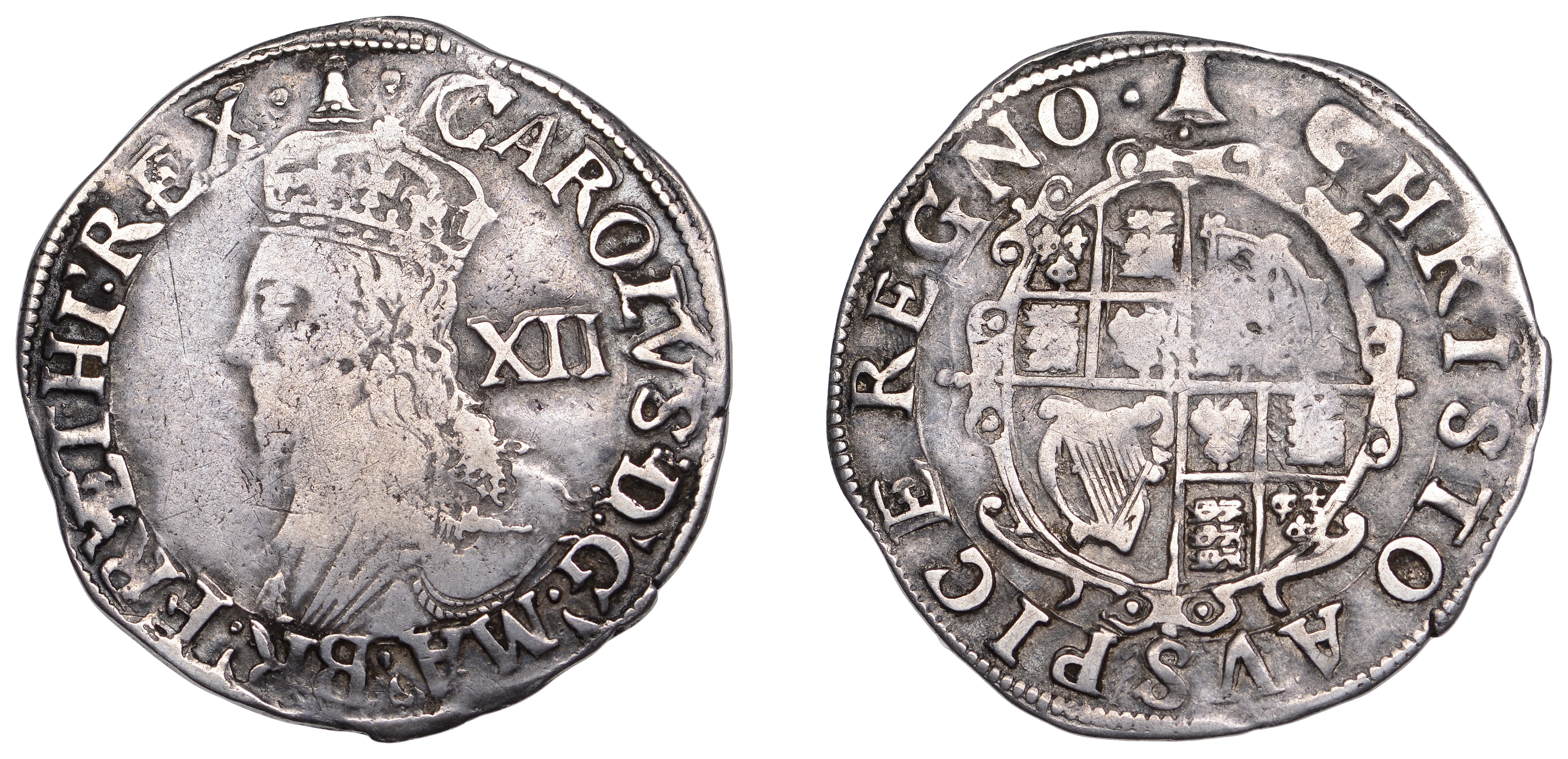 Charles I (1625-1649), Tower mint, Shilling, Gp E [North Gp D, type