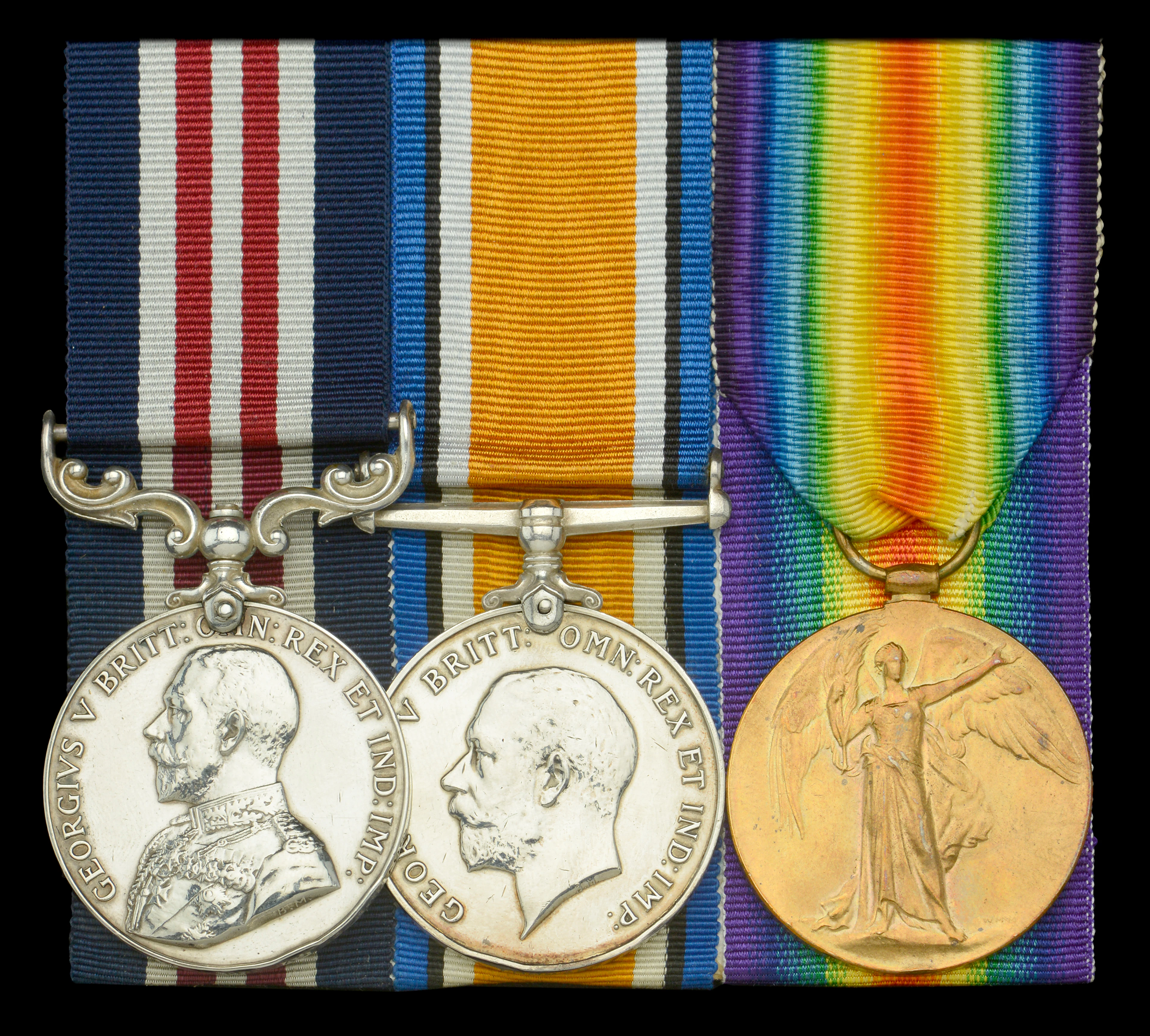 A Great War ‘Western Front’ M.M. group of three awarded to Lance-Corporal