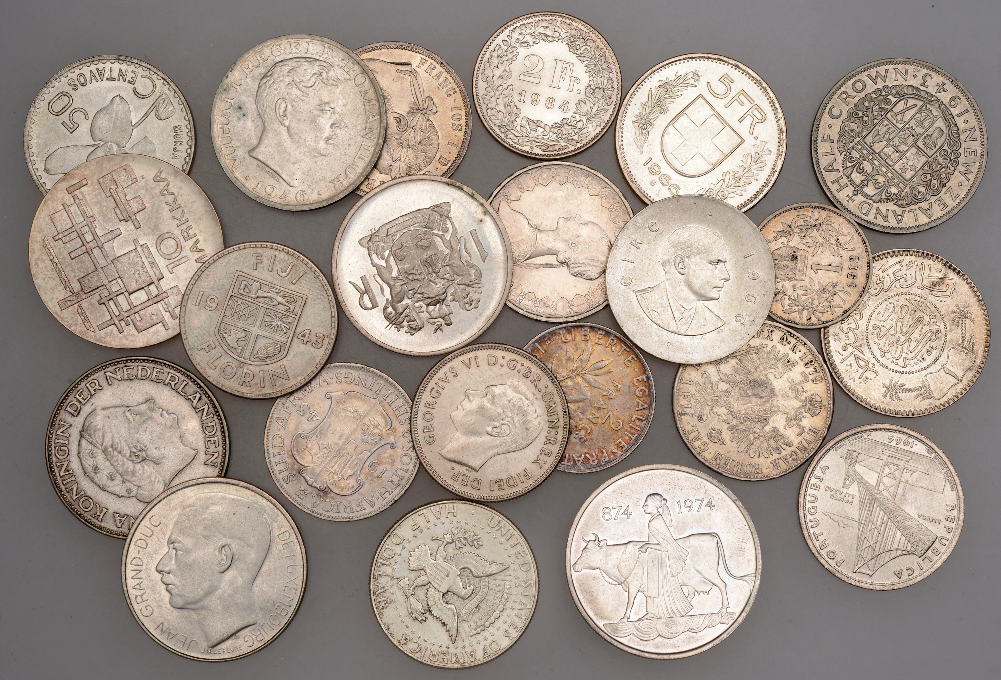 Miscellaneous, AUSTRIA, Franz Joseph I, Florin, 1879, 1880, both Vienna