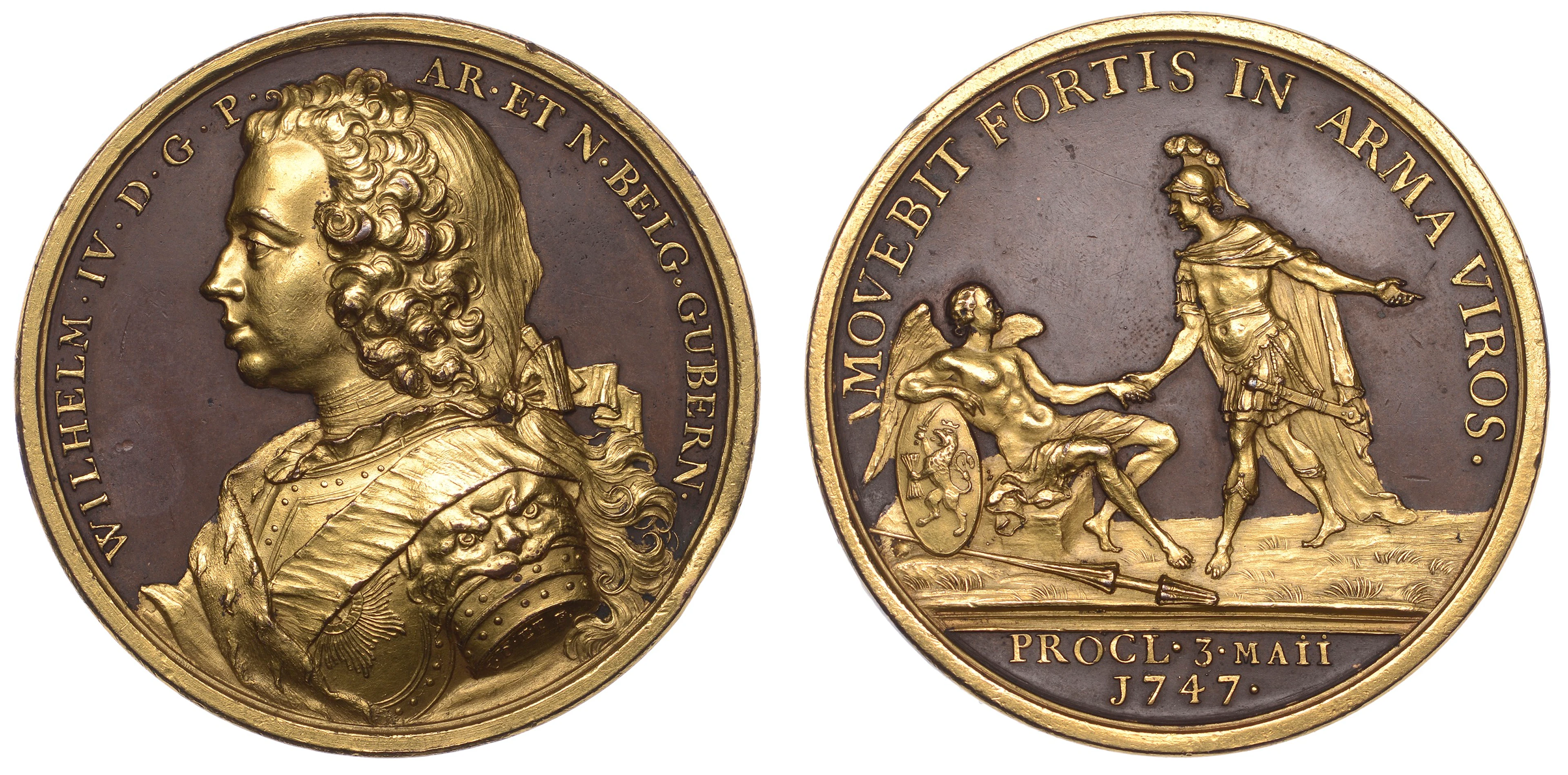 NETHERLANDS, Willem IV als stadhouder [Wilhelm IV, Stadtholder], 1747