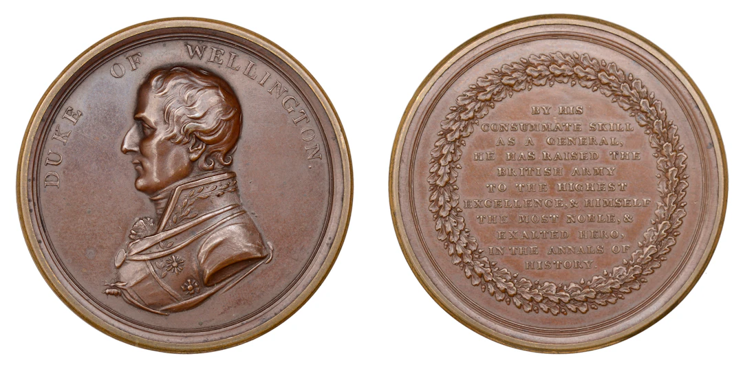 British Victories of the Peninsular War, 1815, a copper and brass