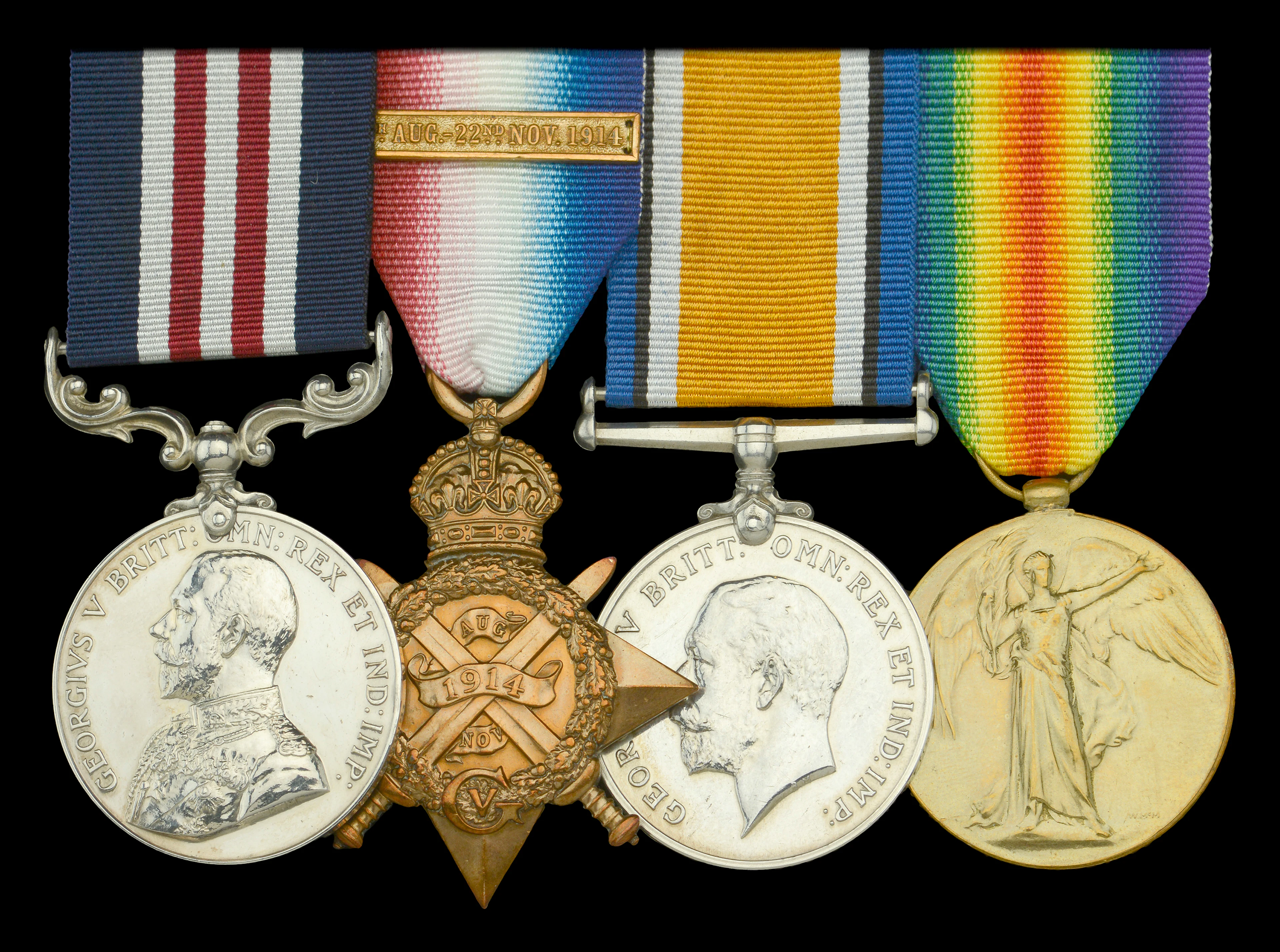 A Great War ‘Western Front’ M.M. group of four awarded to Lance-Corporal