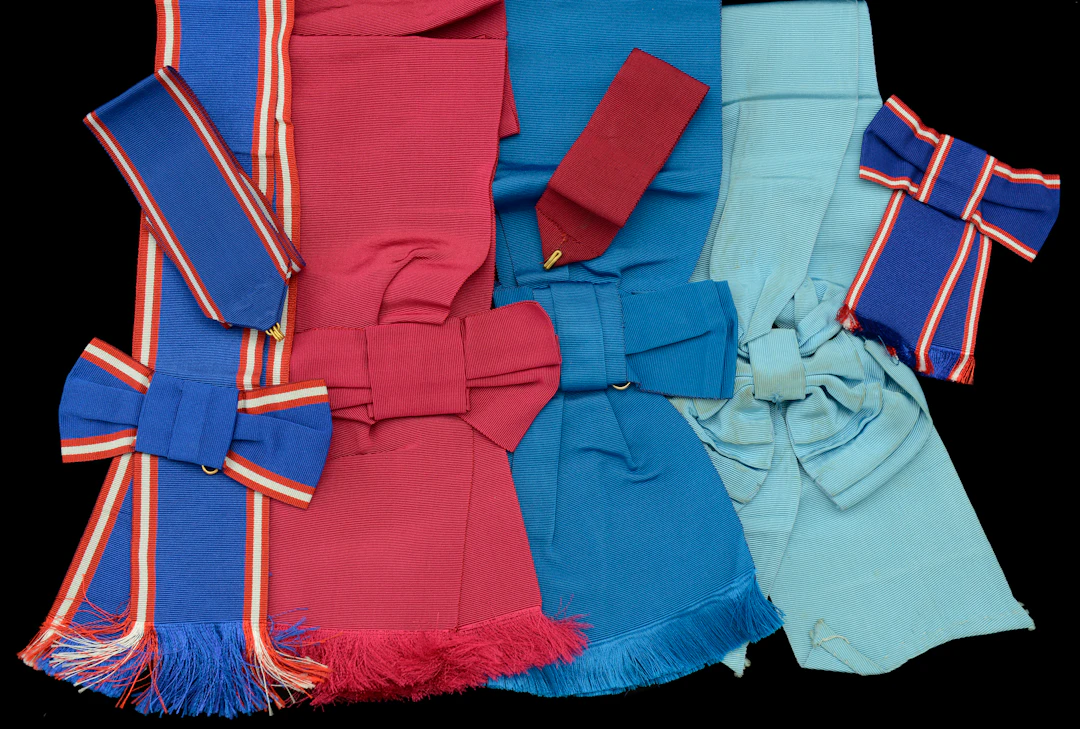 Riband: The Most Noble Order of the Garter, K.G., a broad full sash